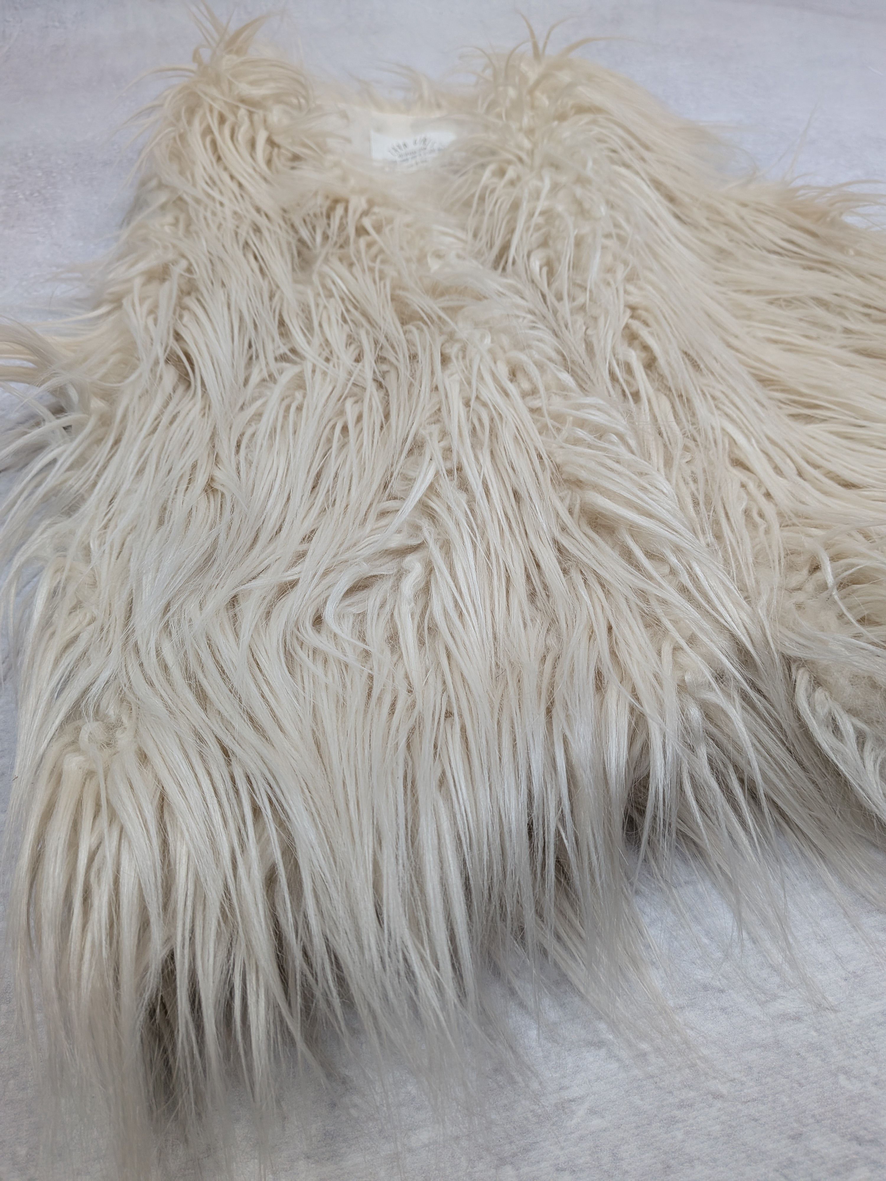 Zara Zara Girls Camel Faux Fur Winter Vest Gillet Size XXS / 7-8 Size XXS / US 00 / IT 34 - 5 Thumbnail
