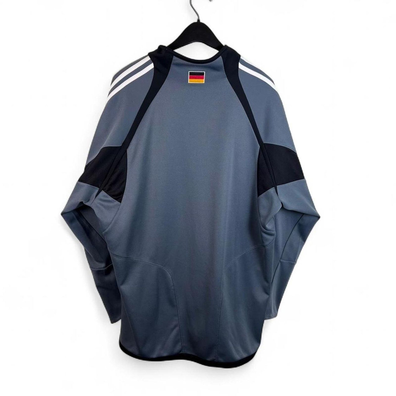 Adidas Adidas germany 2000s grey drill quarter zip jacket XL mens Size US XL / EU 56 / 4 - 3 Thumbnail