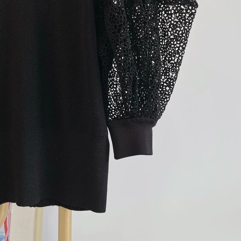Givenchy Givenchy Black Knitted Top Size M / US 6-8 / IT 42-44 - 5 Thumbnail