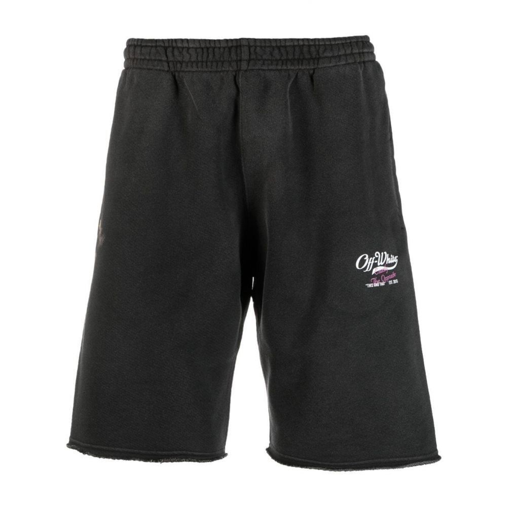 o1mle0225 Wave Off Sweatshort in Black