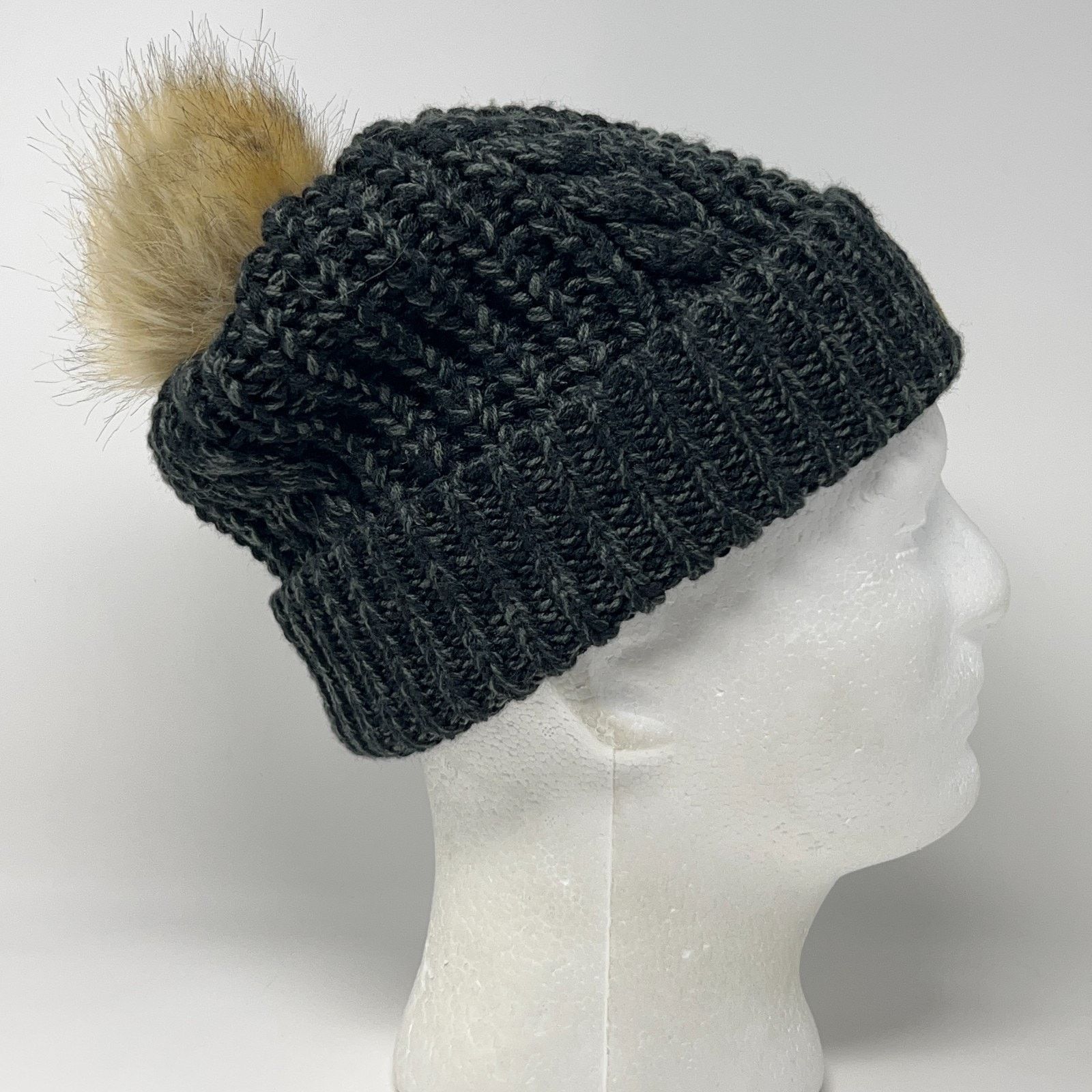 47 Brand Las Vegas Golden Knights Womens Pom Pom Beanie Hat Black 47 Size ONE SIZE - 5 Thumbnail