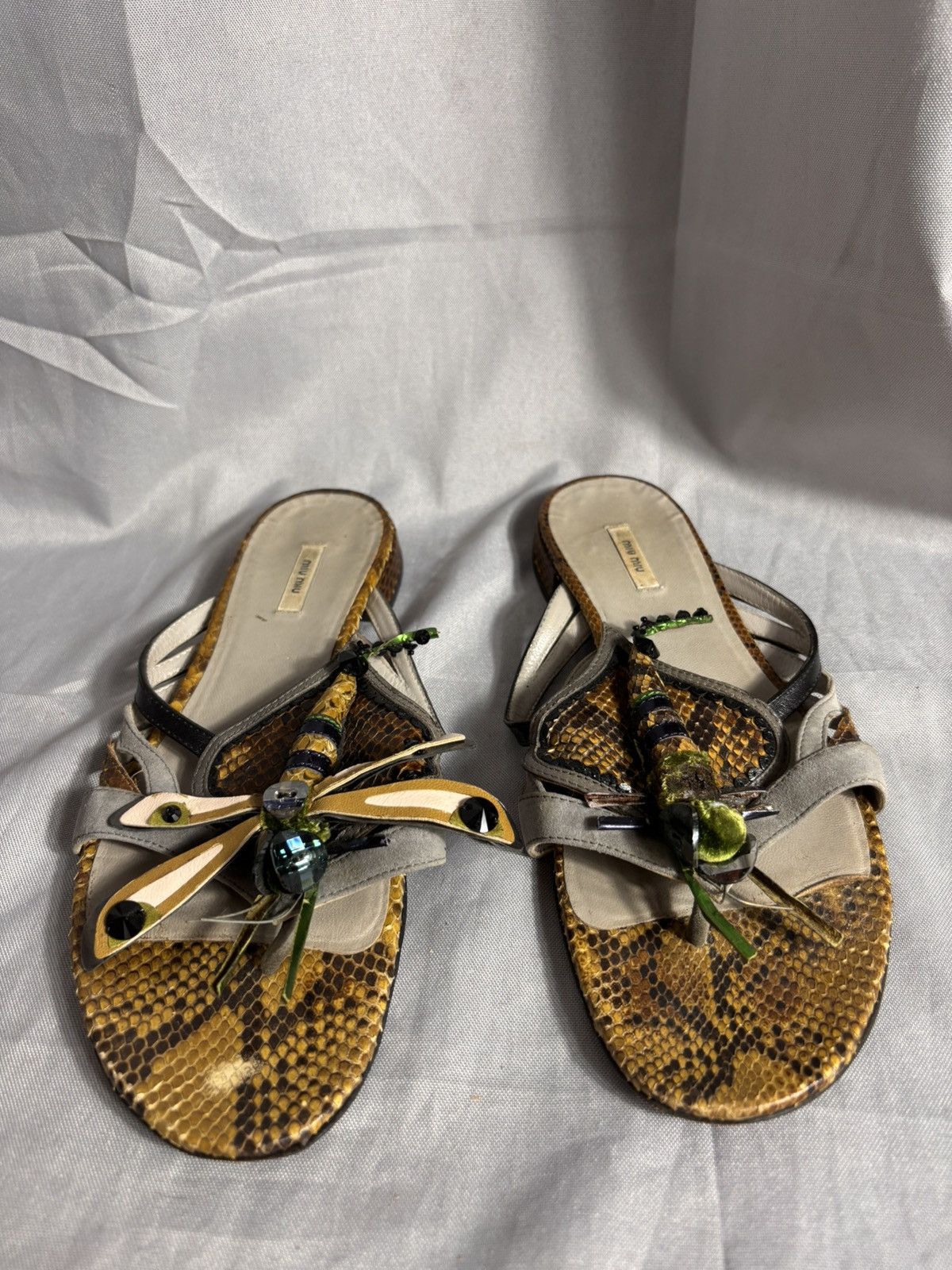 Miu Miu Miu Miu S/S 2008 Sandal Flats Size US 7 / IT 37 - 2 Thumbnail