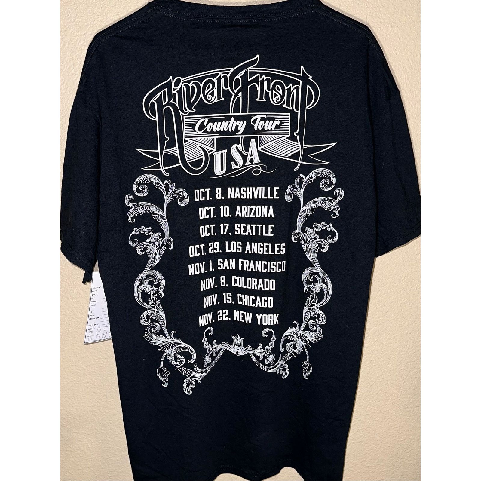 Other 💀 RiverFront Nashville Country Tour Tee (Double-Sided) Size US L / EU 52-54 / 3 - 2 Thumbnail