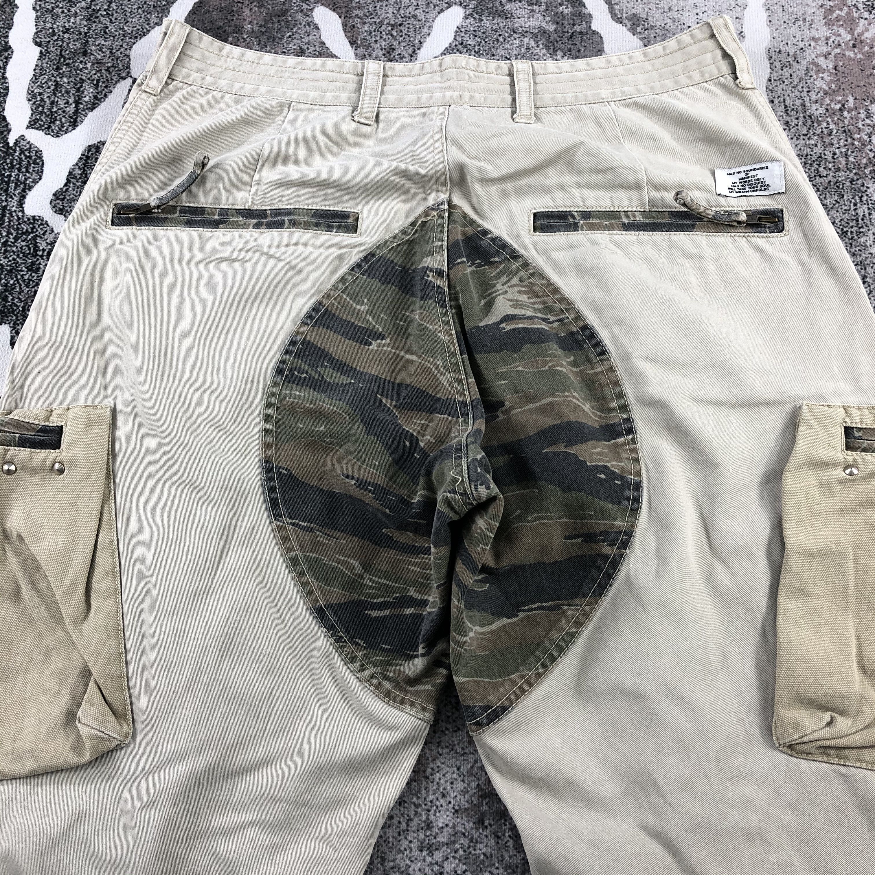 Japanese Brand HNBM Camo Cargo Pants Multi Pocket Tactical Trousers Size US 32 / EU 48 - 5 Thumbnail