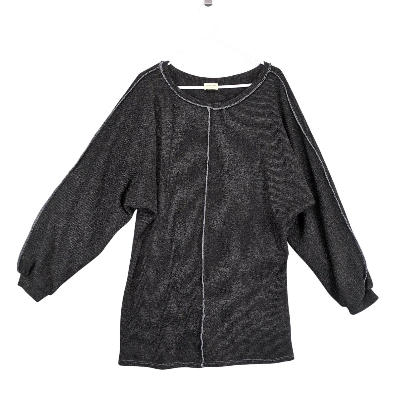 Other Peach Love California Emily Stretch Knit Casual Tunic Top Size L / US 10 / IT 46 - 1 Thumbnail