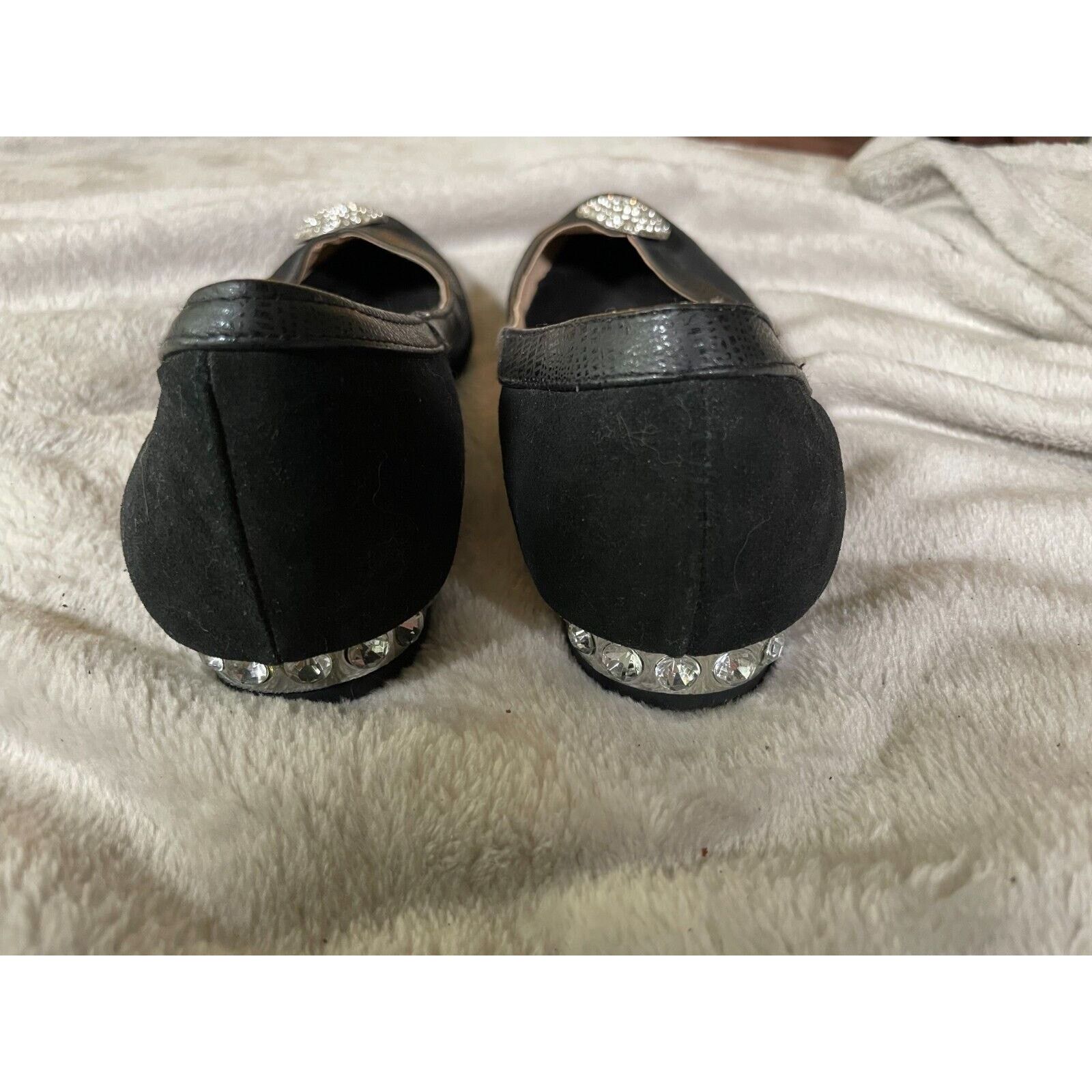 Other Womens Cushion Walk Flats by Avon Black Size 7 Rhinestones Size US 7 / IT 37 - 3 Thumbnail