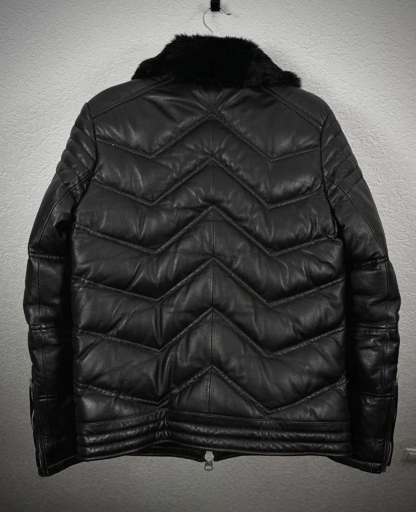 JACKROSE Jack Rose Chunky Fur Leather Puffer Jacket Size US L / EU 52-54 / 3 - 5 Thumbnail