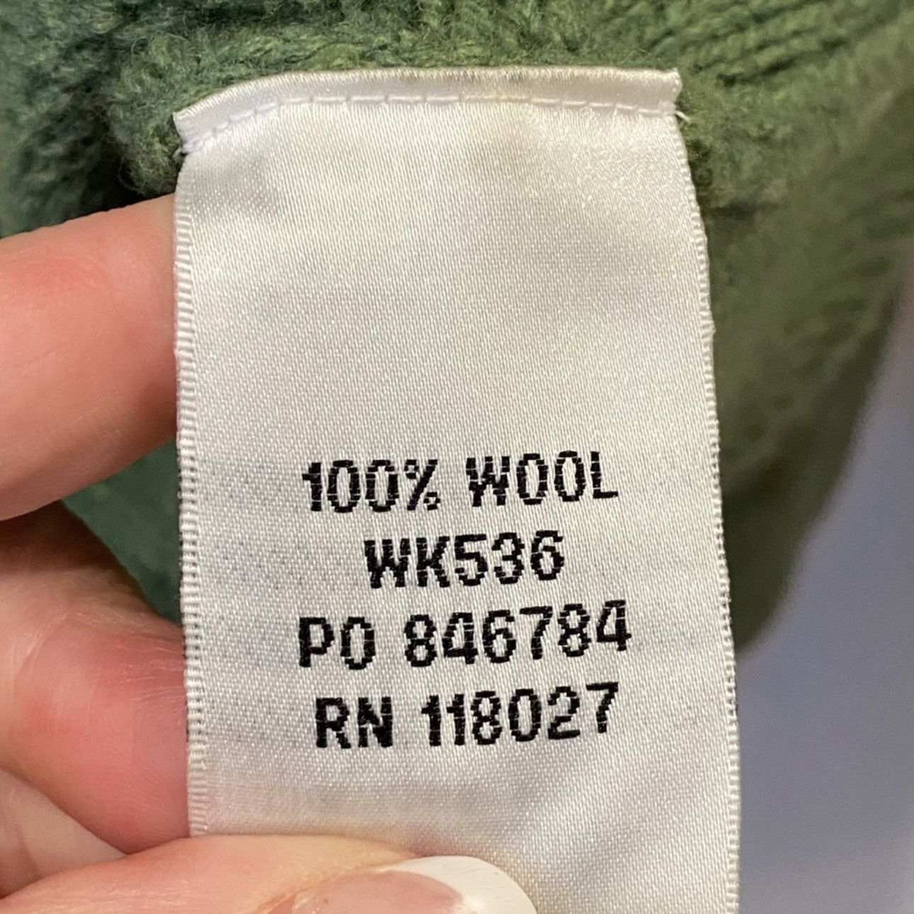 Boden Boden 90s Green Wool Cardigan Coat Knit Blazer Size L / US 10 / IT 46 - 7 Thumbnail