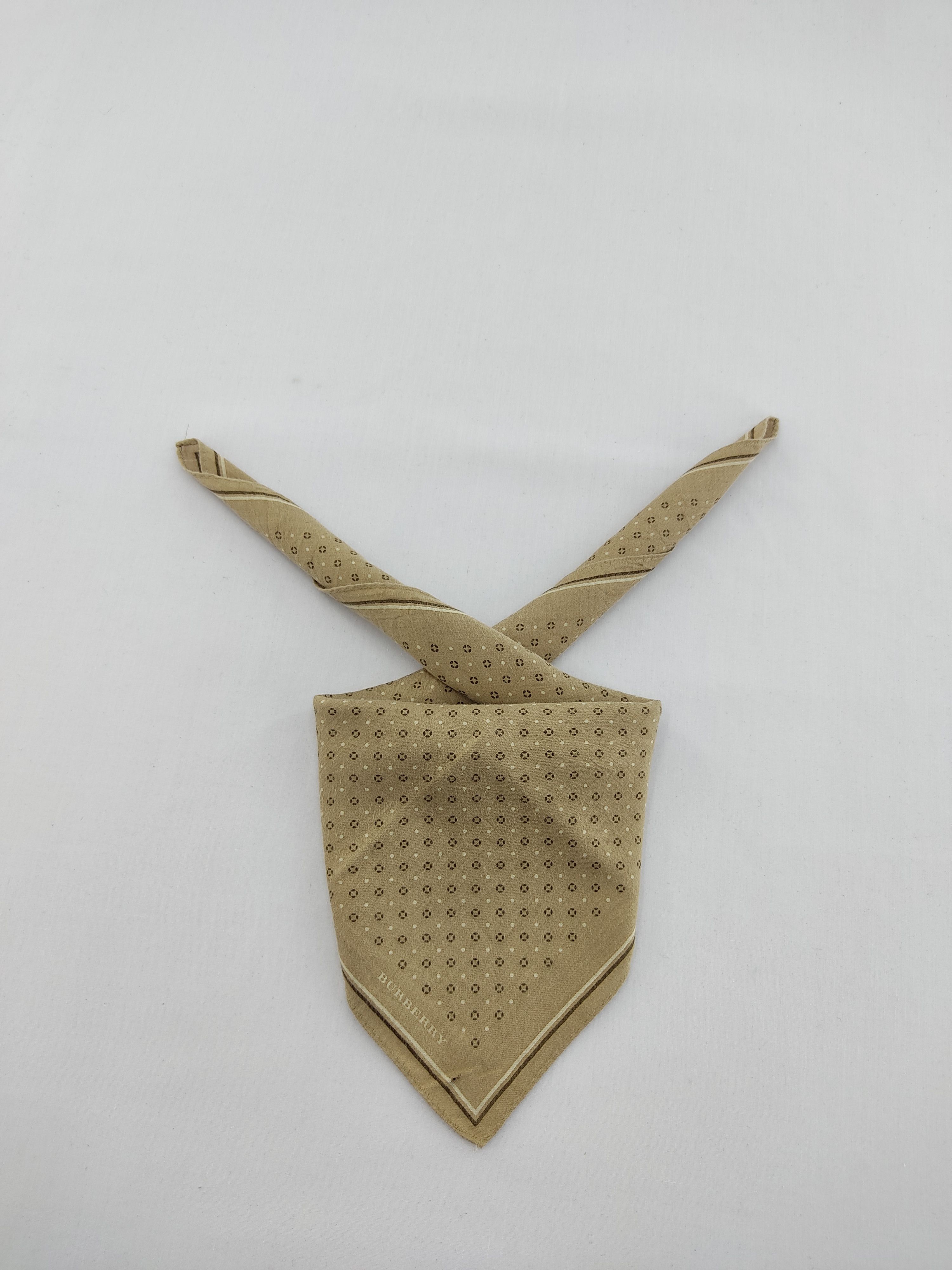 Burberry × Vintage Burberry Handkerchief / Neckwear / Bandana Size ONE SIZE - 1 Thumbnail