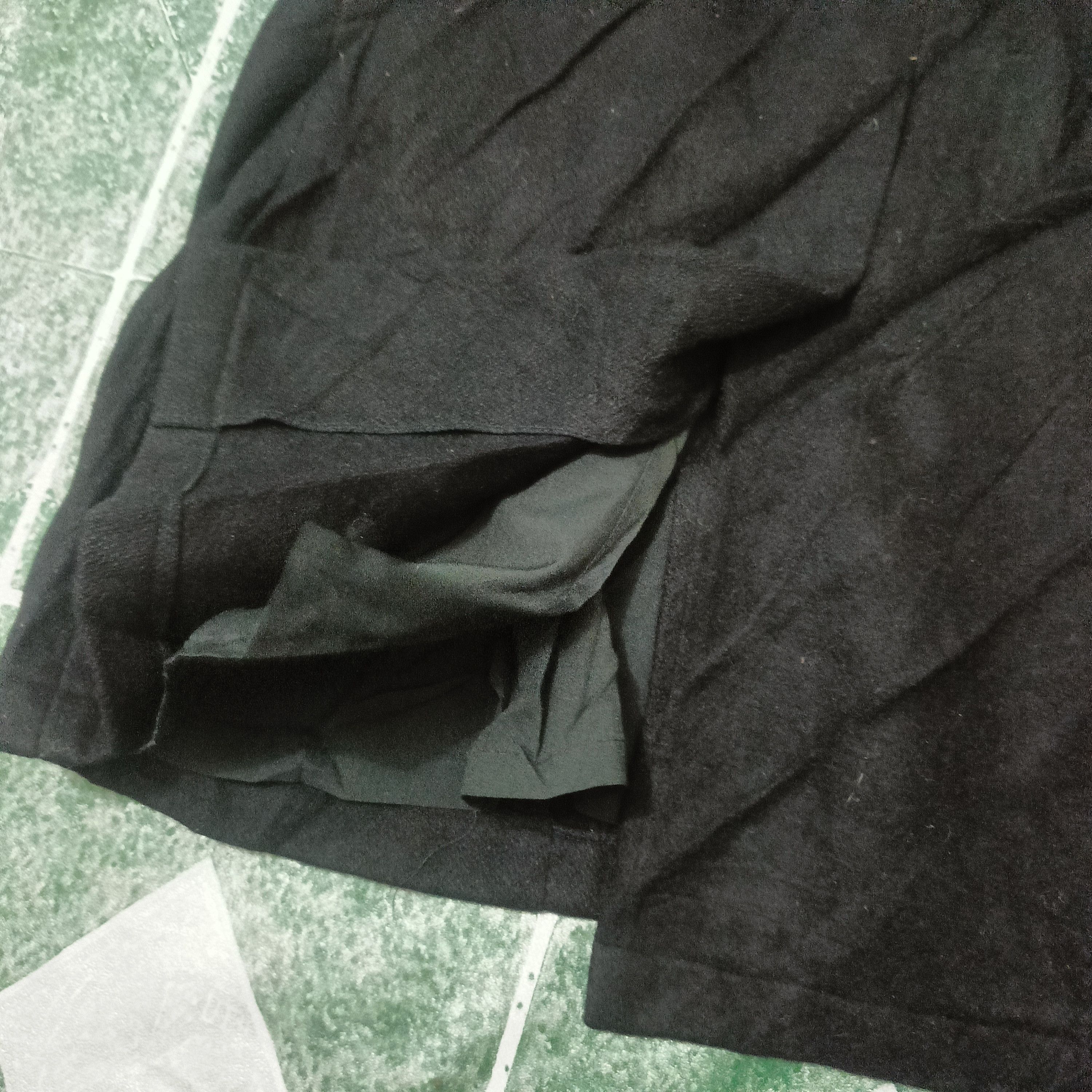 Y's Vintage Yohji Yamamoto Cotton Black Skirts Size 24" / US 00 / IT 34 - 14 Thumbnail