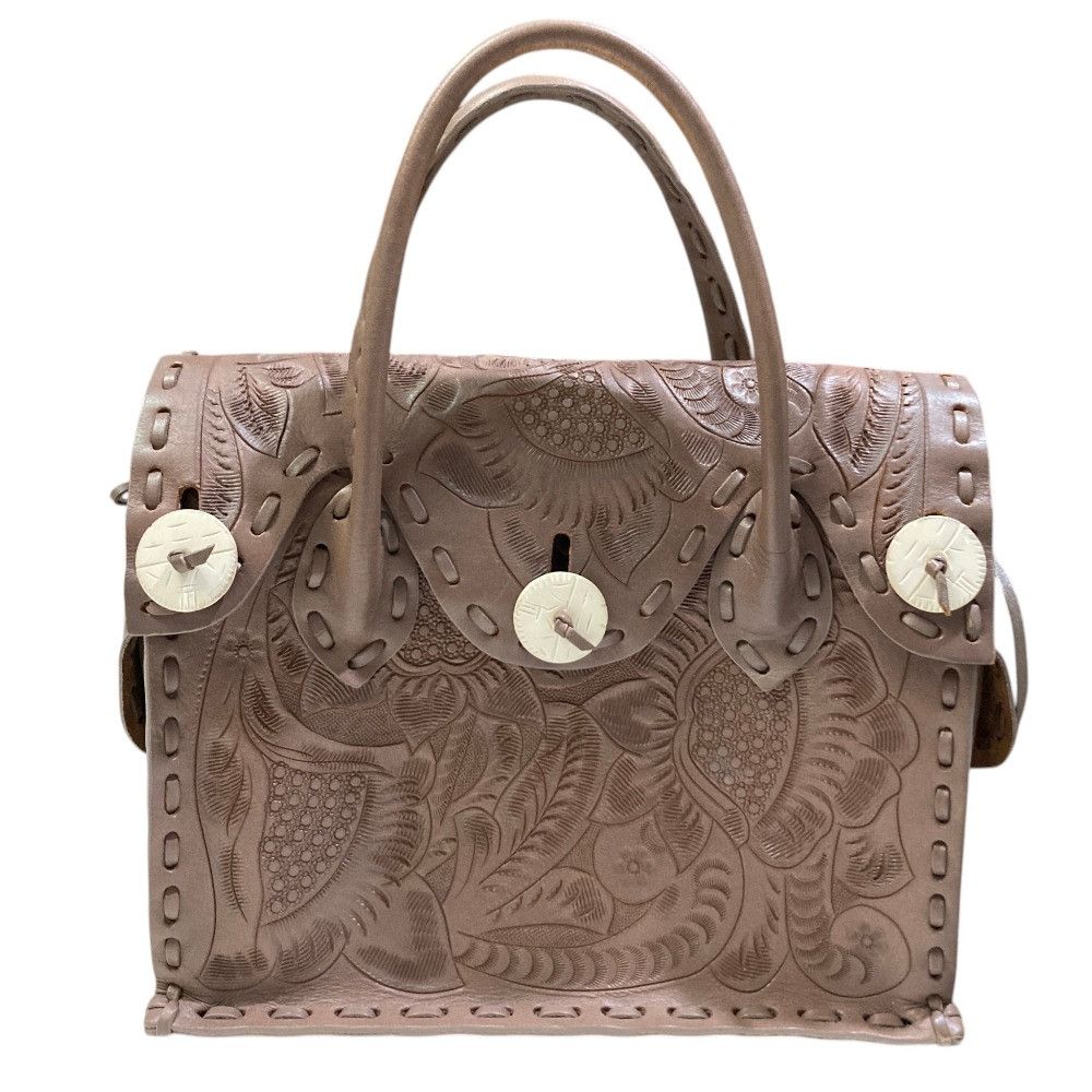 Other Other Carving Tribes Maestra S Leather Handbag Leather Handbag DUTY FREE for USA Size ONE SIZE - 1 Thumbnail