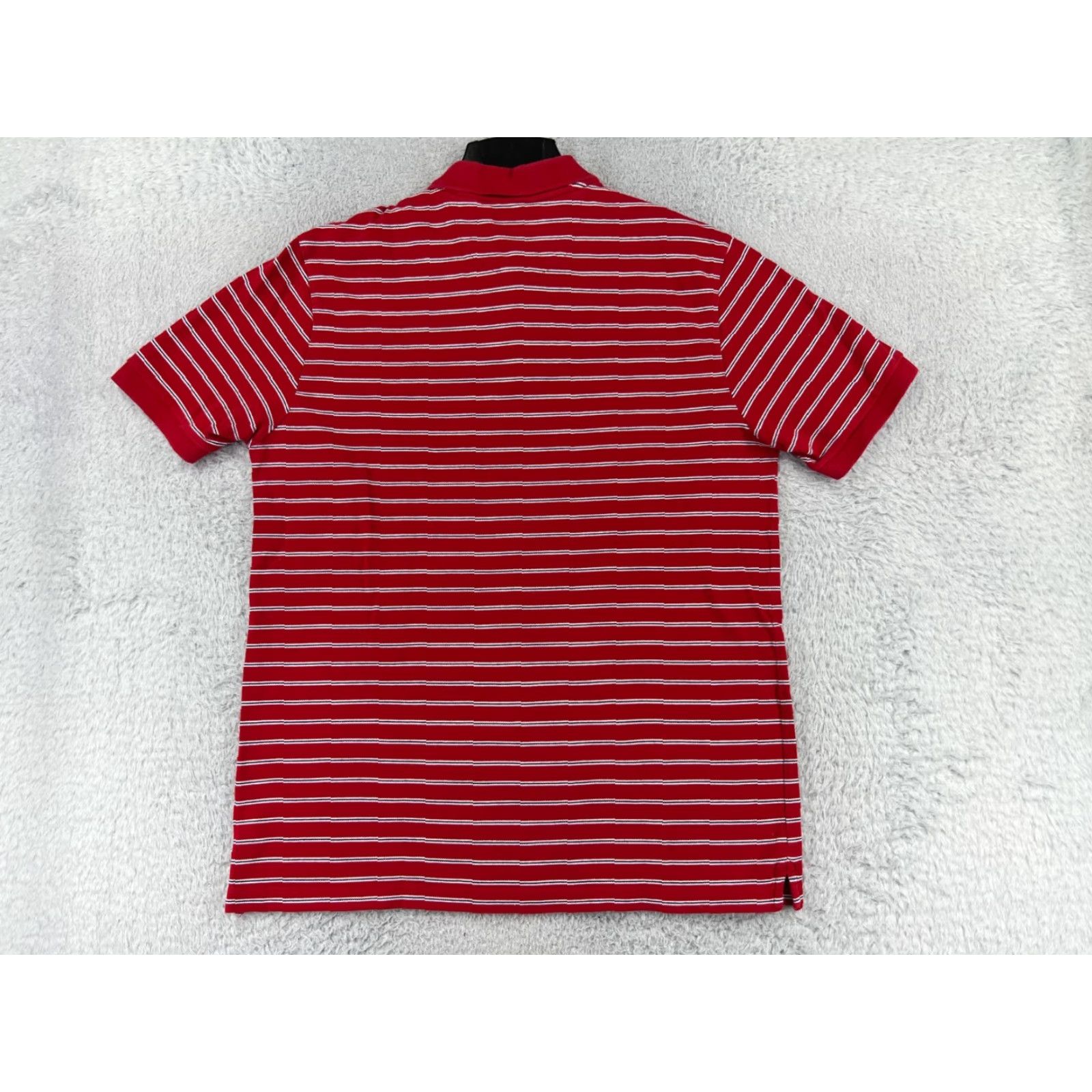 Chaps Chaps Polo Shirt Men’s Large Red White Striped 100% Cotton Polo Shirt Golf Classic Size US L / EU 52-54 / 3 - 2 Thumbnail