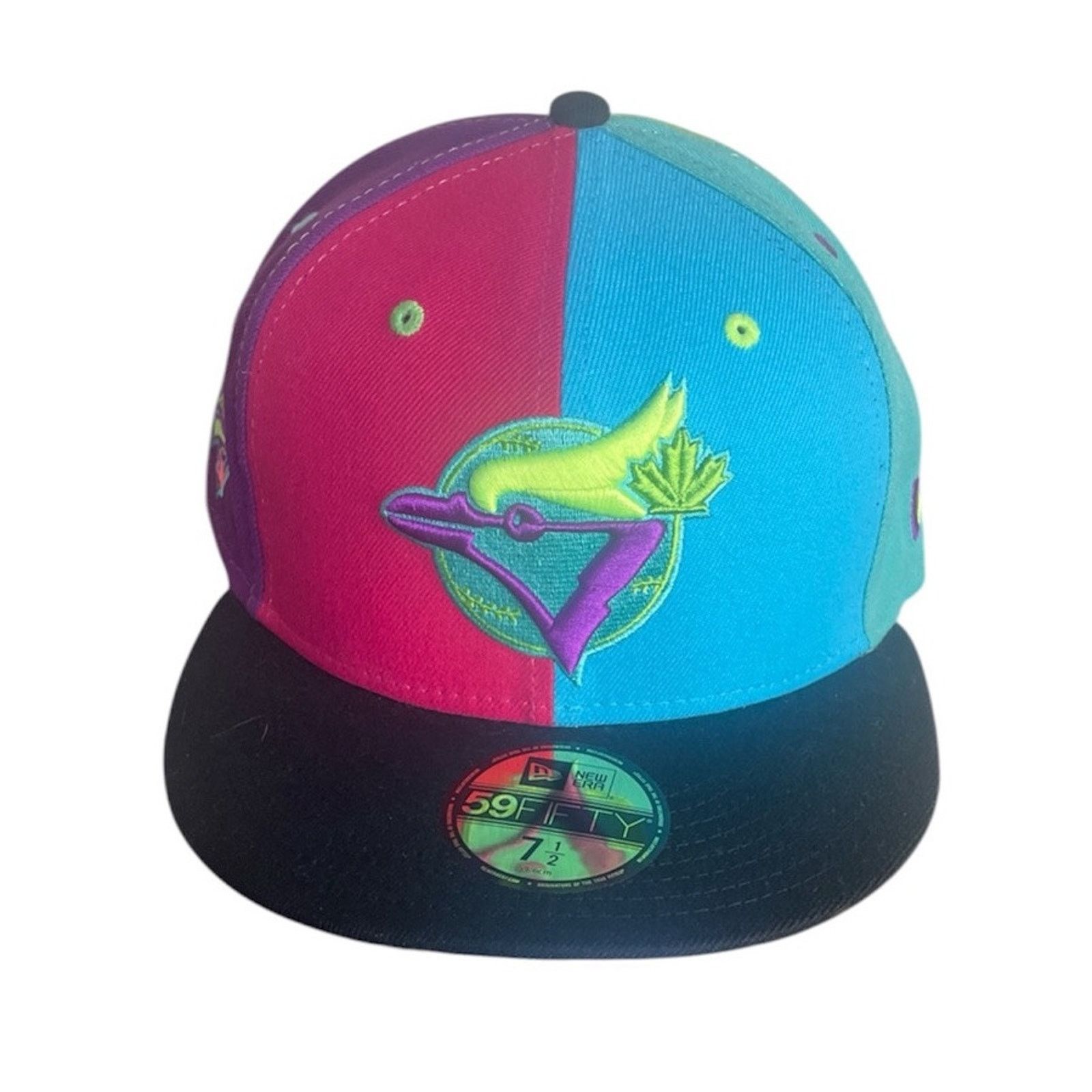 New Era NewEra Hat Club Toronto BlueJays WS Patch 5950 Fitted 7 1/2 Size ONE SIZE - 1 Thumbnail