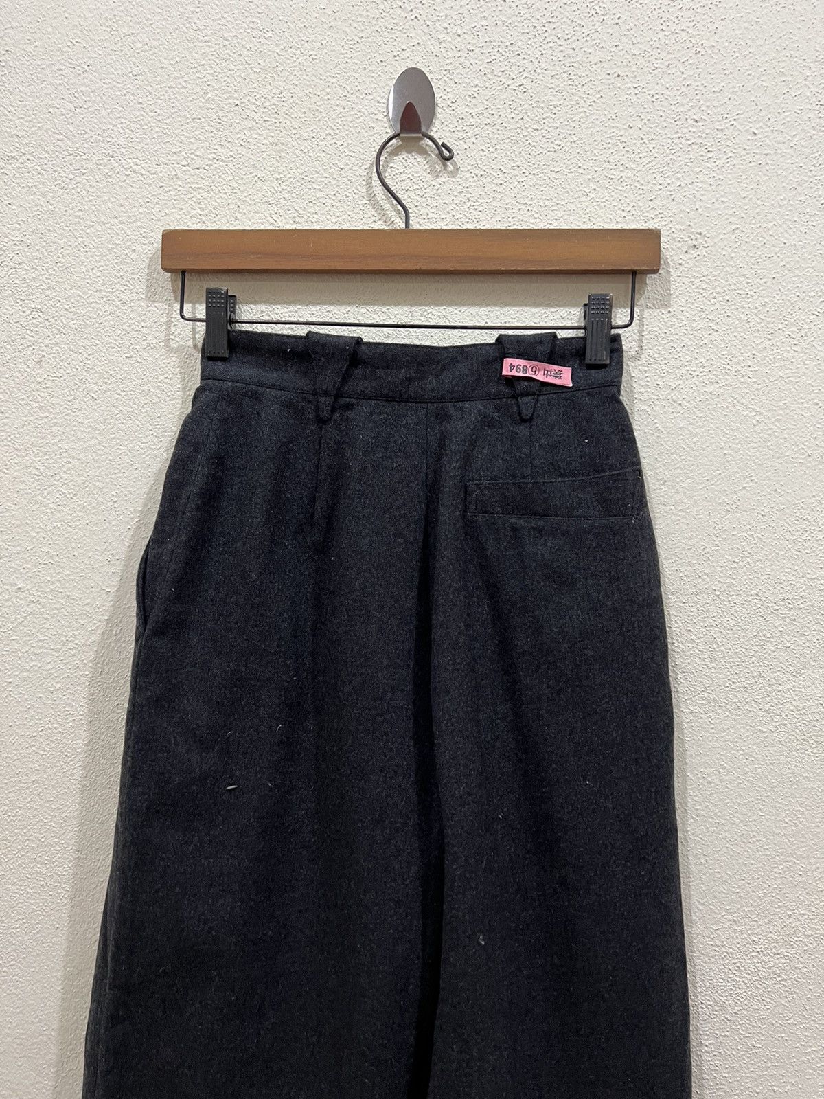Thierry Mugler Thierry Mugler Edition Paris Wool Baggy Pant Size 23" - 6 Thumbnail