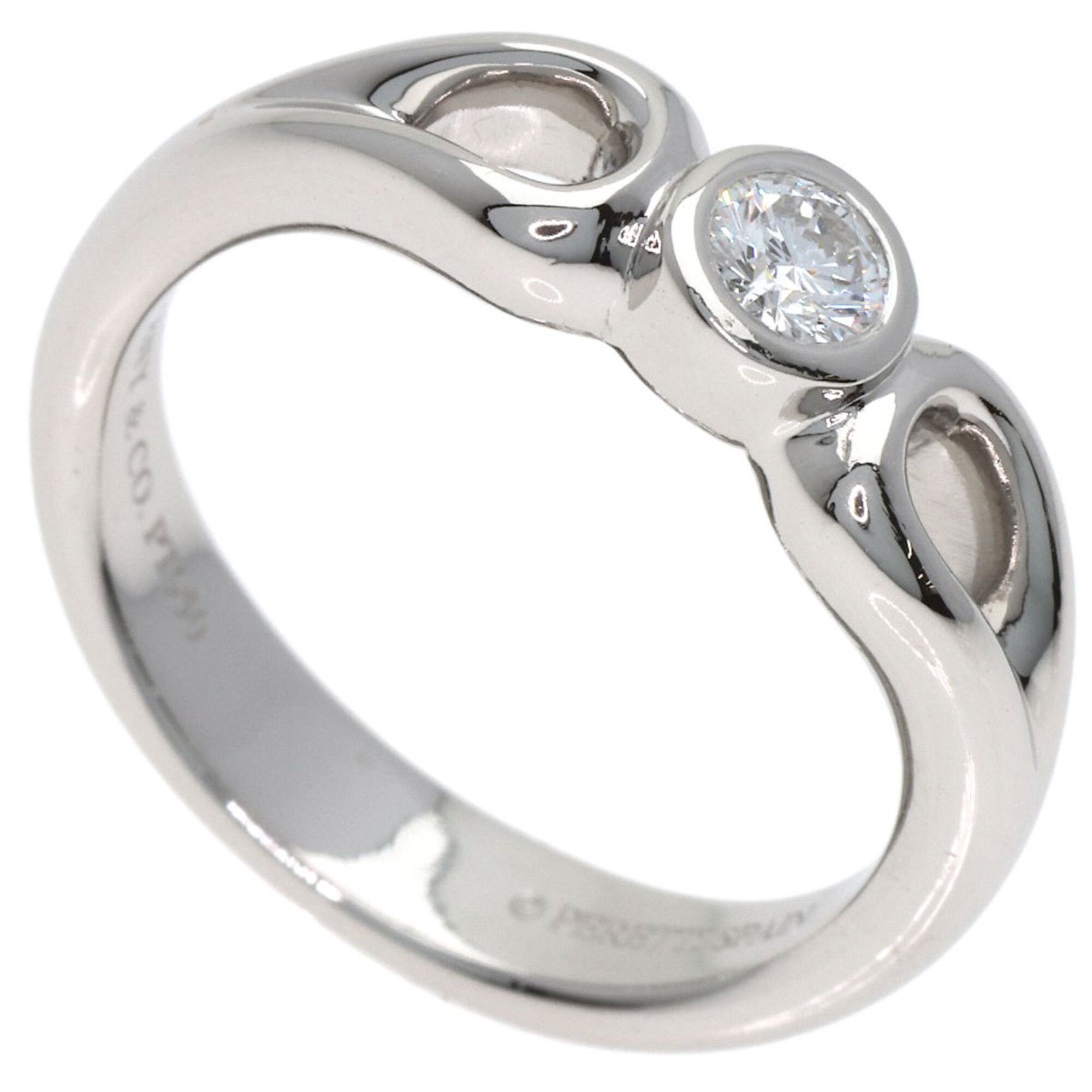 Tiffany & Co. Tiffany & Co. Double Open Teardrop Diamond Ring, Platinum PT950, Women's. Size ONE SIZE - 1 Thumbnail