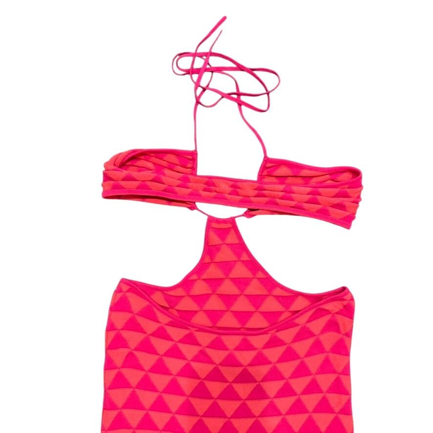 Solid & Striped Solid & Striped Halter The Kiana Dress in Pink, Size S Size S / US 4 / IT 40 - 10 Thumbnail