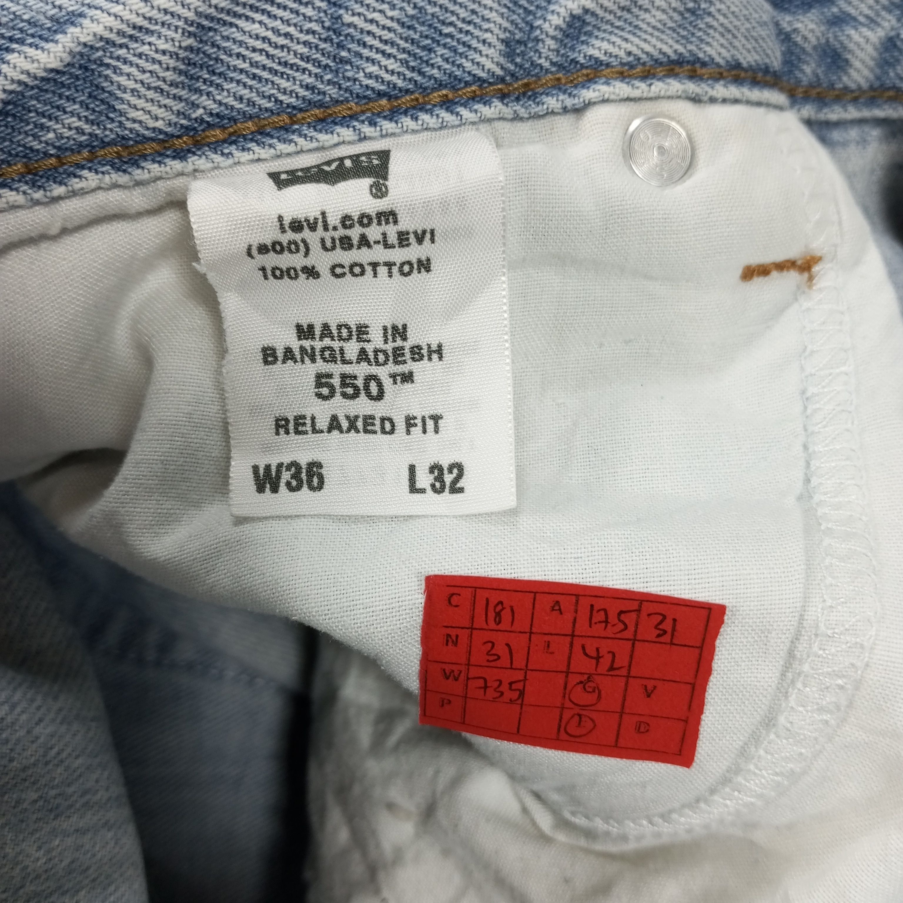 Levi's × Vintage Levis Streetwear Style Distressed Jeans Size US 35 - 13 Thumbnail