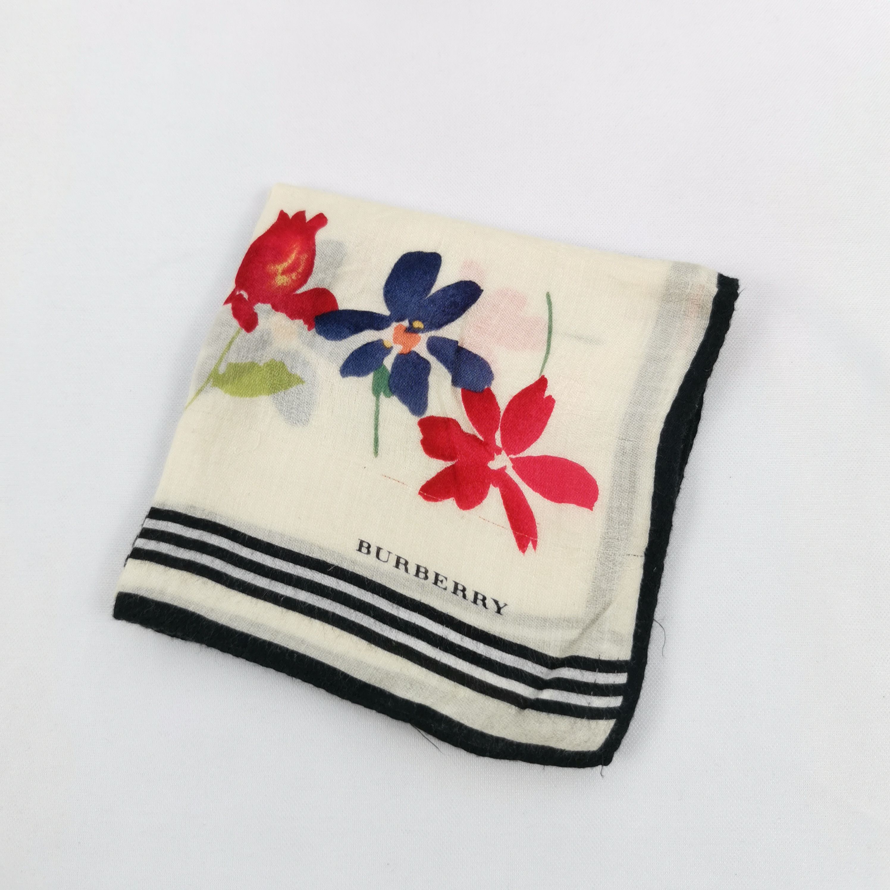 Burberry Vintage Burberry Handkerchief Neckerchief Bandana Size ONE SIZE - 4 Thumbnail