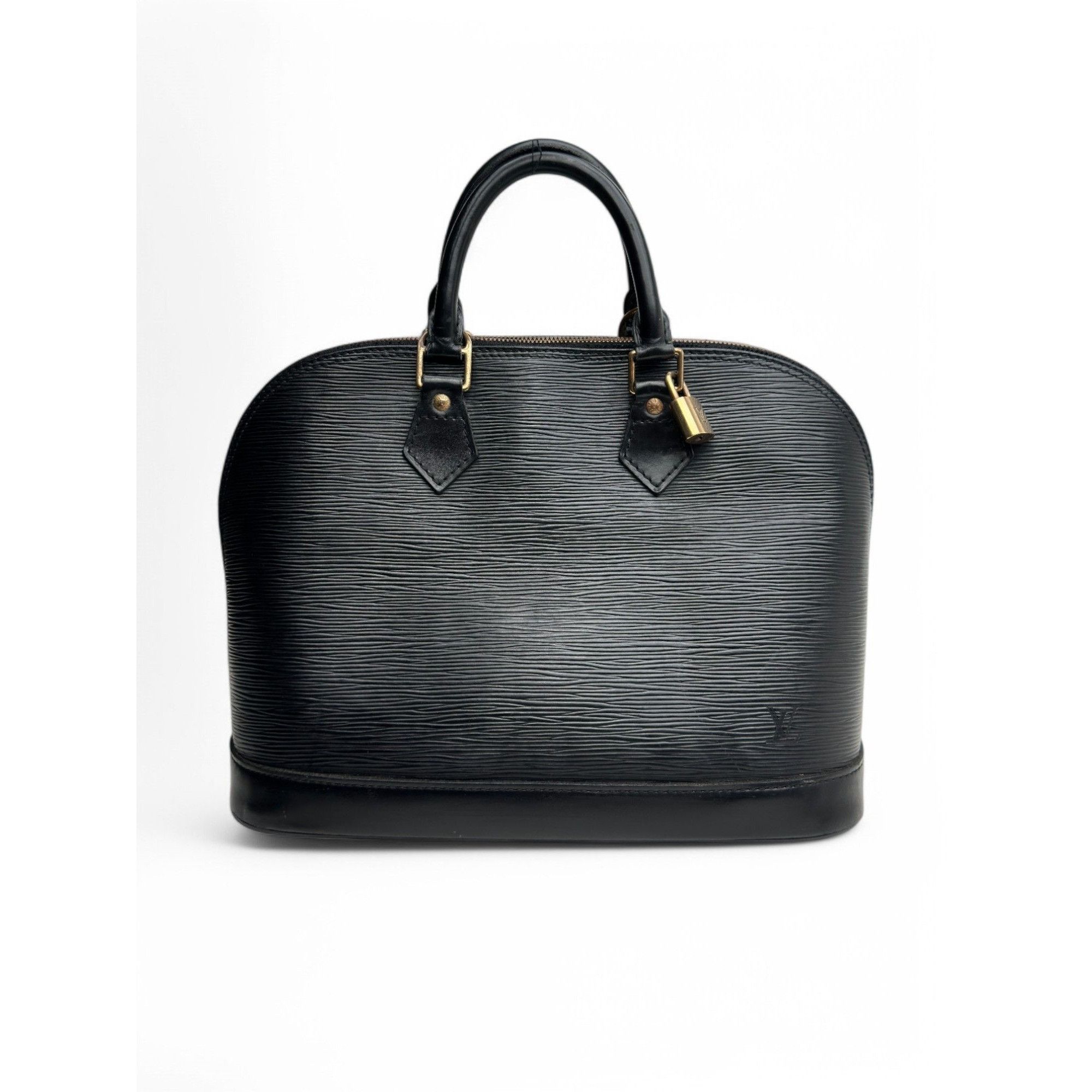Louis Vuitton Louis Vuitton Alma Epi Black Leather Handbag Size ONE SIZE - 6 Thumbnail