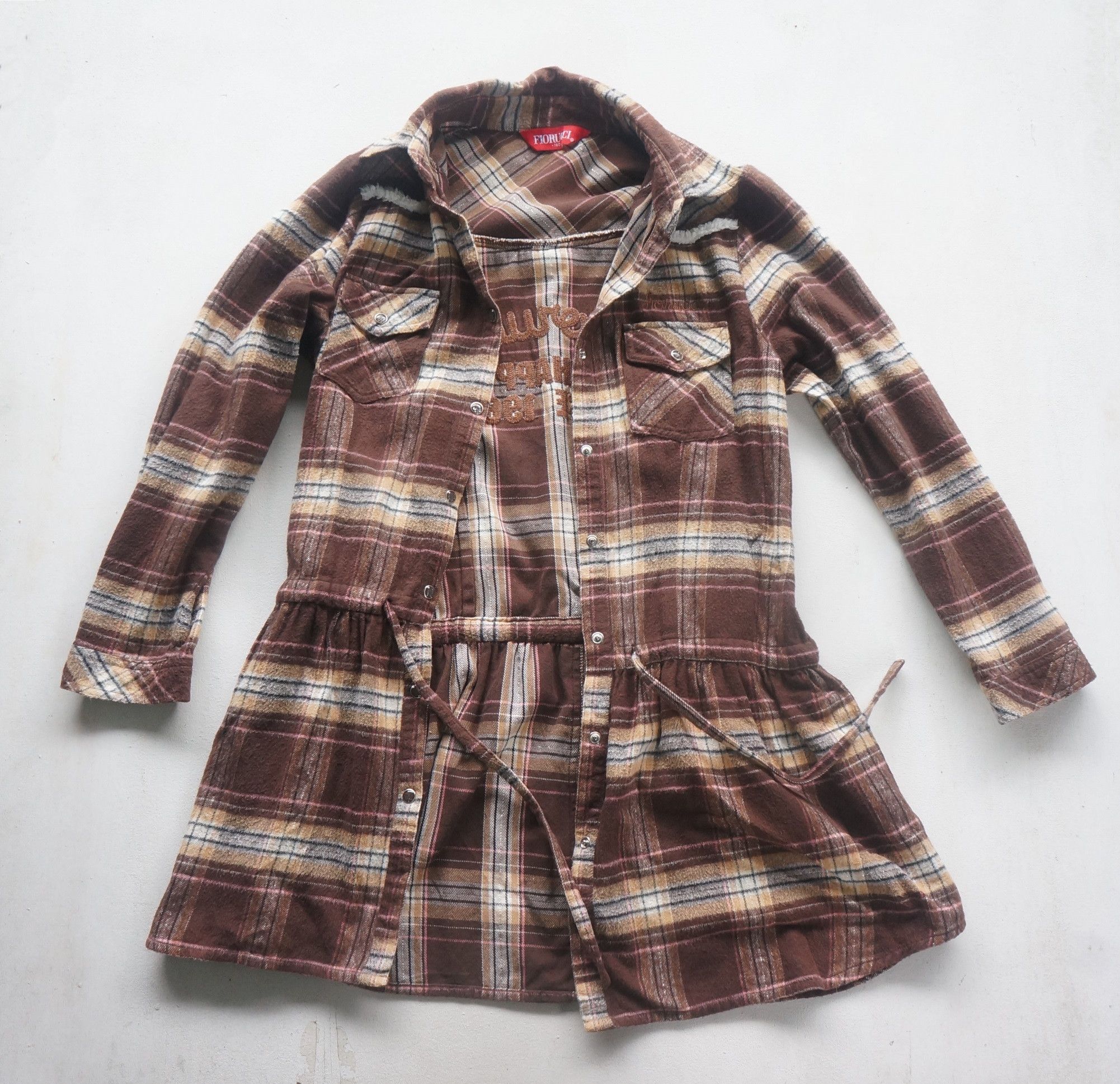 Fiorucci Fiorucci Flannel Blouse Size S / US 4 / IT 40 - 1 Thumbnail