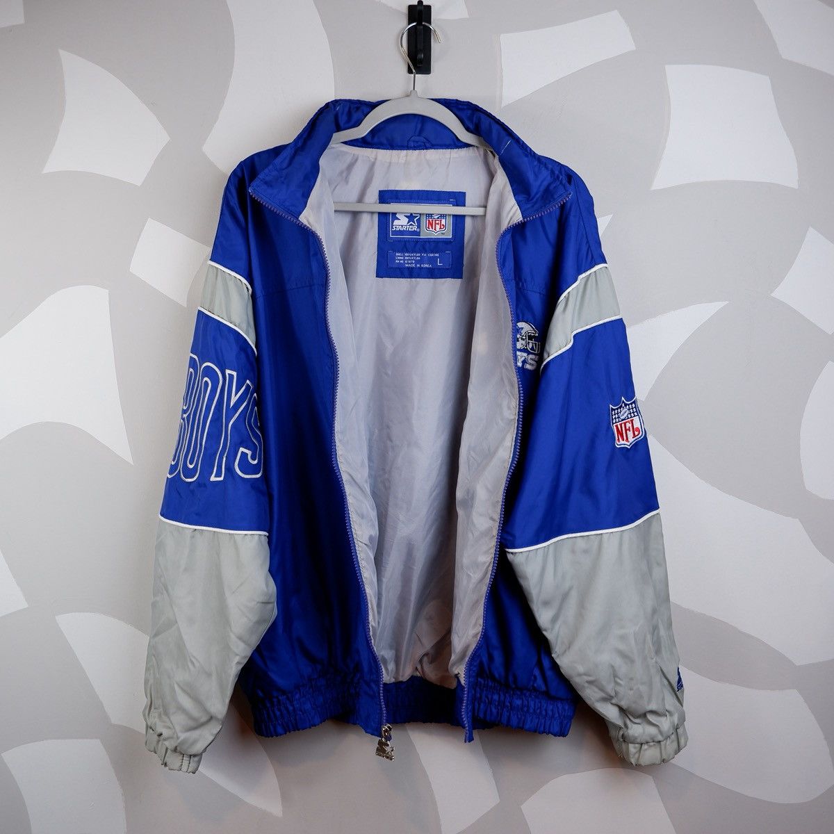 Starter Vintage 1990's Dallas Cowboys Starter Jacket Size US L / EU 52-54 / 3 - 7 Thumbnail
