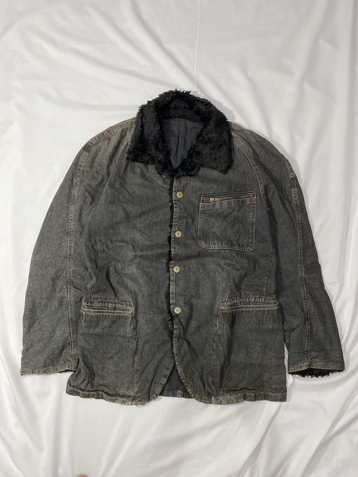 Tornado Mart Comme Ca Ism Fur Chore Denim Jacket Size US L / EU 52-54 / 3 - 1 Thumbnail