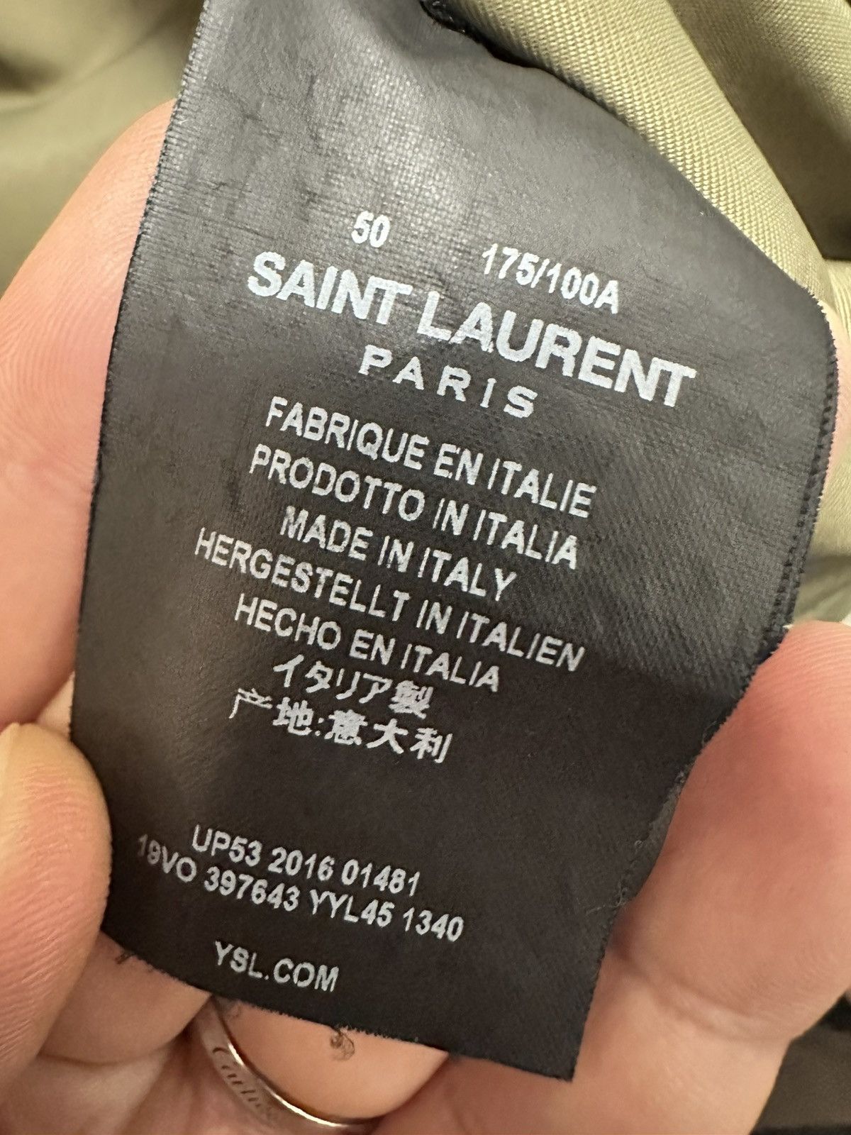 Saint Laurent Paris Saint laurent paris green pilot jacket Size US M / EU 48-50 / 2 - 3 Thumbnail
