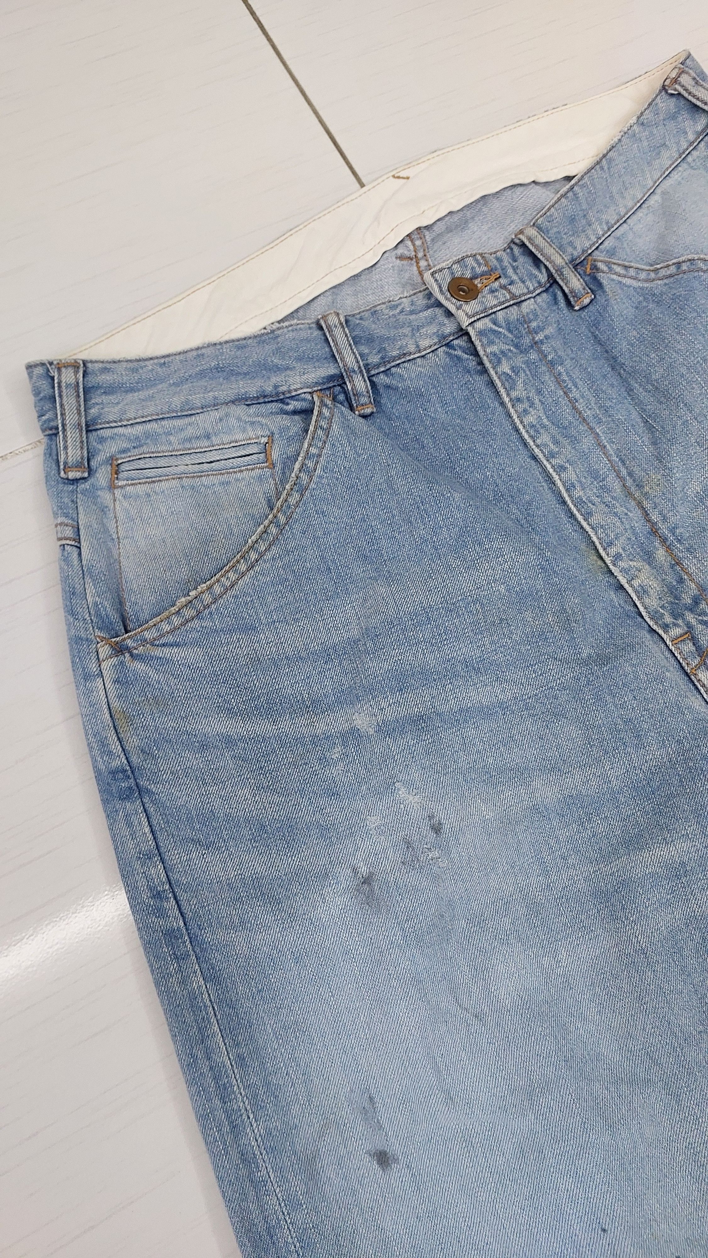 Bukht × Japanese Brand Bukht Trousers Salvage Distressed Jeans Pant Size US 34 / EU 50 - 9 Thumbnail