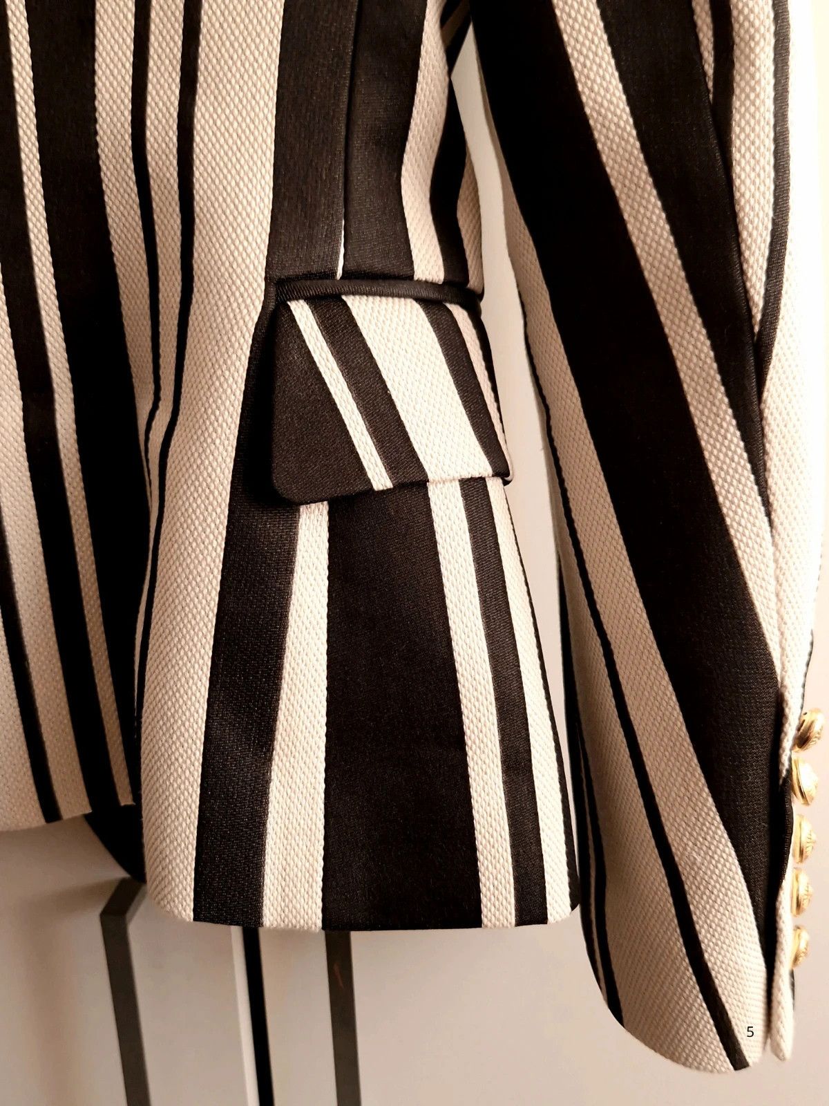Balmain Balmain Striped Blazer Jacket Size M / US 6-8 / IT 42-44 - 7 Thumbnail
