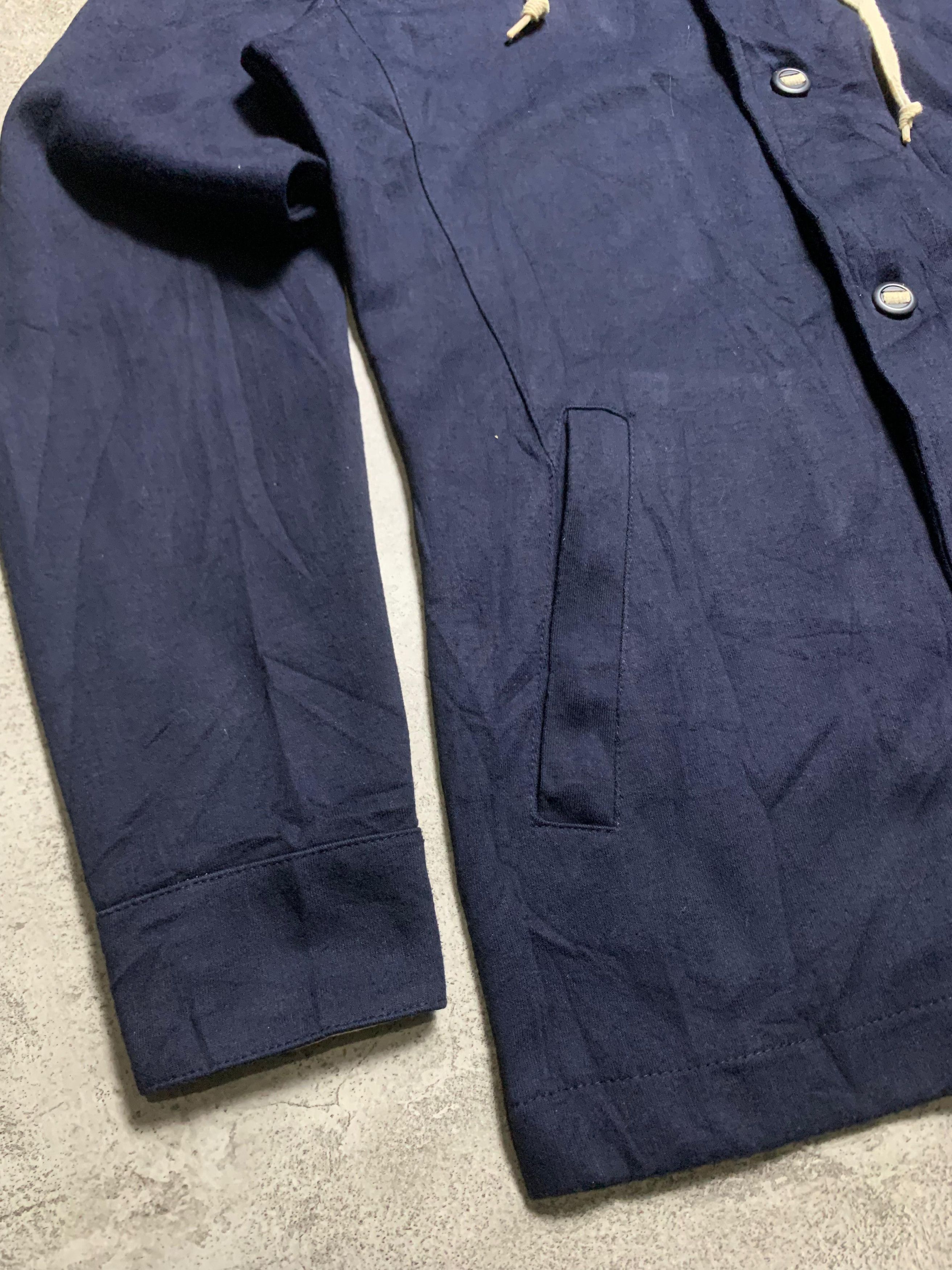 Takeo Kikuchi 2000s Takeo Kikuchi Zip Up Utility Jacket Navy Size US S / EU 44-46 / 1 - 2 Thumbnail