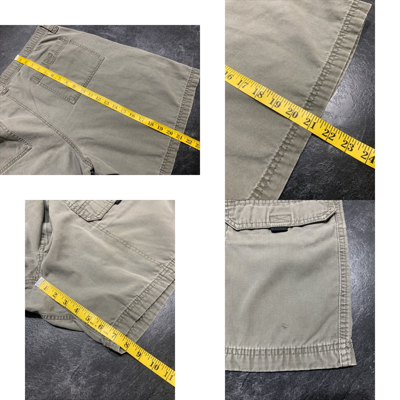 Wrangler VINTAGE Wrangler Men's Cargo Shorts Size 40 Cotton Olive Flat Front Pockets Relaxed Fit Outdoor Size US 40 / EU 56 - 8 Thumbnail