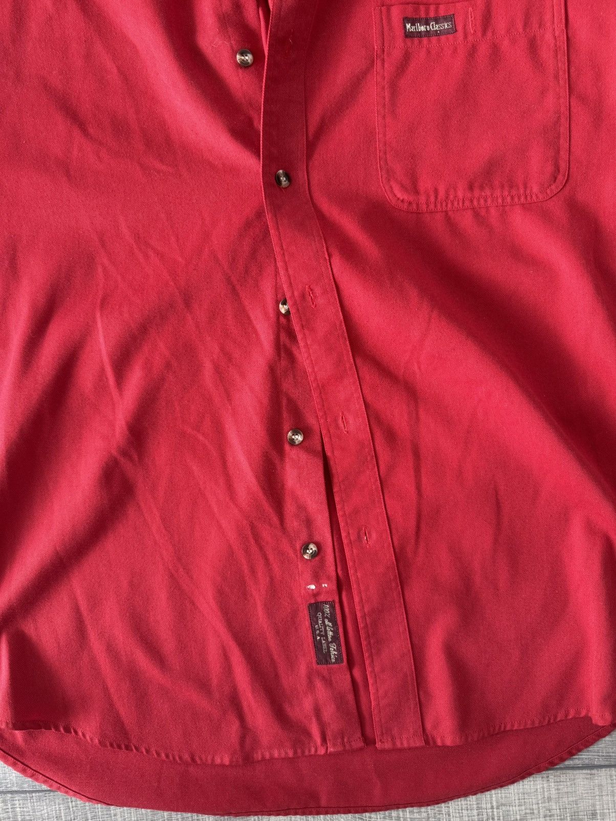 Marlboro New Marlboro Vintage Button Up Size US XL / EU 56 / 4 - 4 Thumbnail