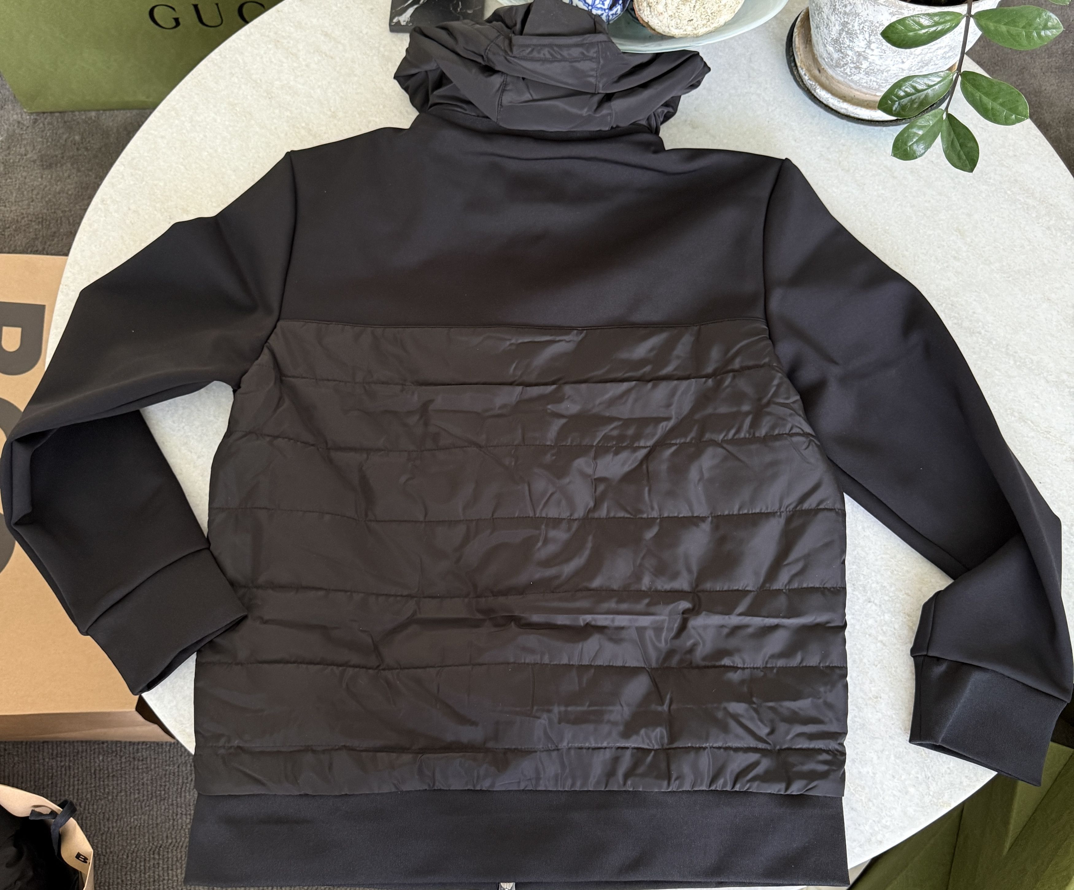 Hugo Boss Hugo Boss Porsche Skiles 32 Black Hooded Jacket, Sz. Med Size US M / EU 48-50 / 2 - 14 Thumbnail