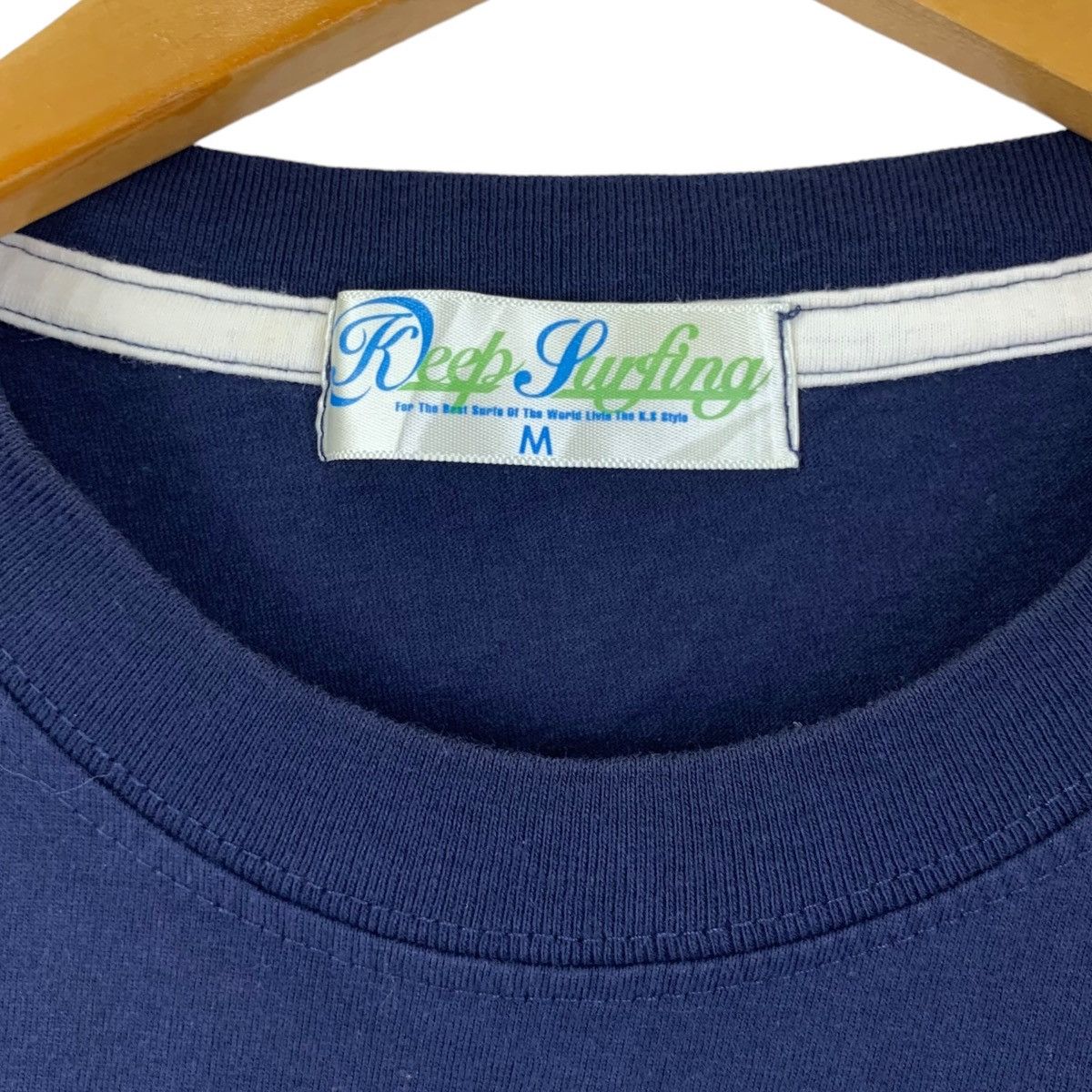 Vintage KEEP SURFING CALIFORNIA Surf City Cartoon Tee Shirt Top Size M / US 6-8 / IT 42-44 - 6 Thumbnail