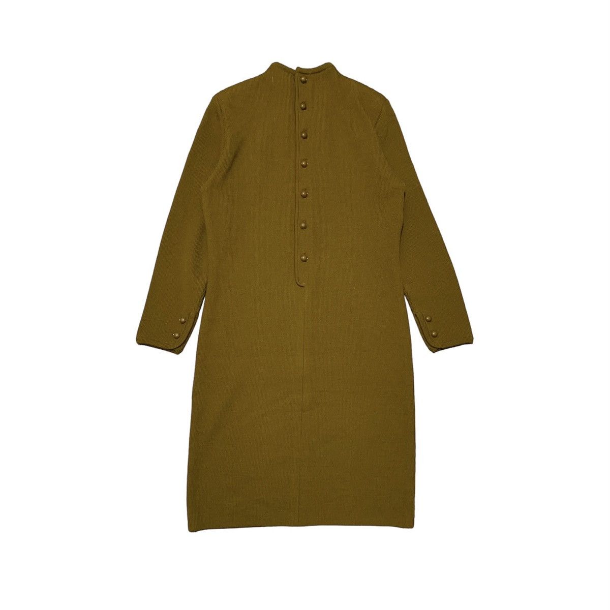 image of 1990S Chloe Midi Dress in Mustard, Women's (Size Small)