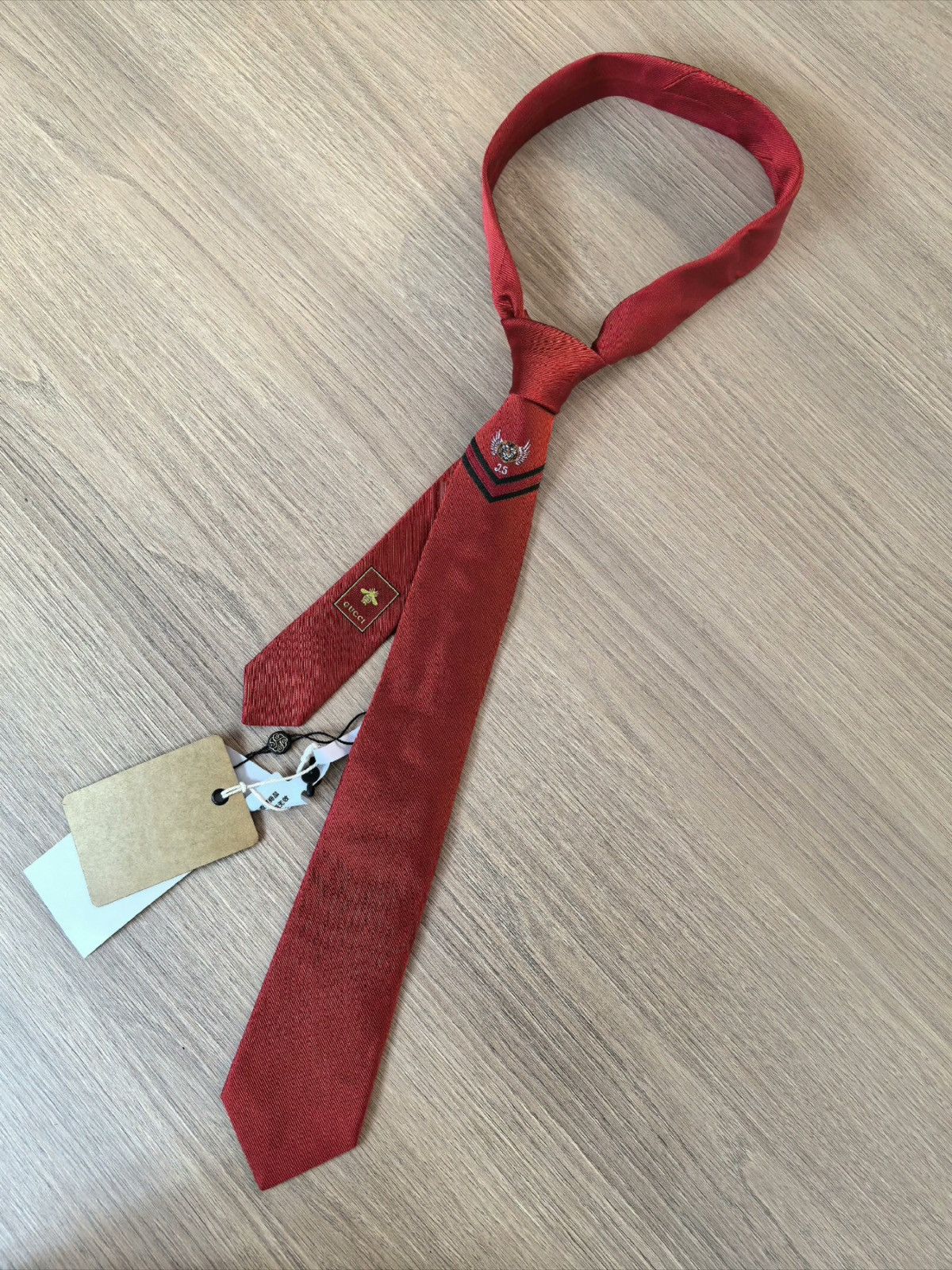 Gucci Gucci tiger head tie Size ONE SIZE - 1 Thumbnail