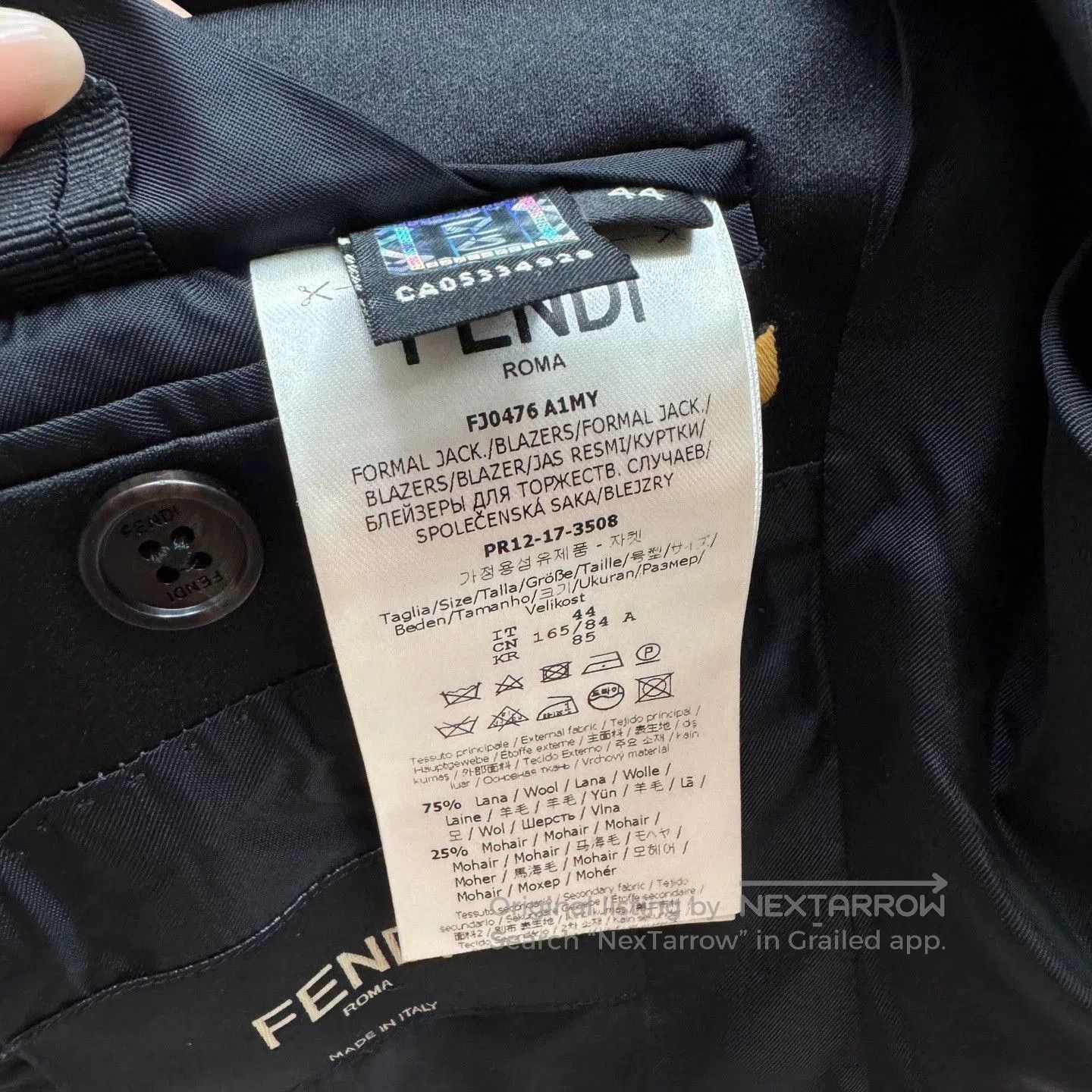Fendi Fendi Monster Classic Blazer. Size US S / EU 44-46 / 1 - 8 Thumbnail
