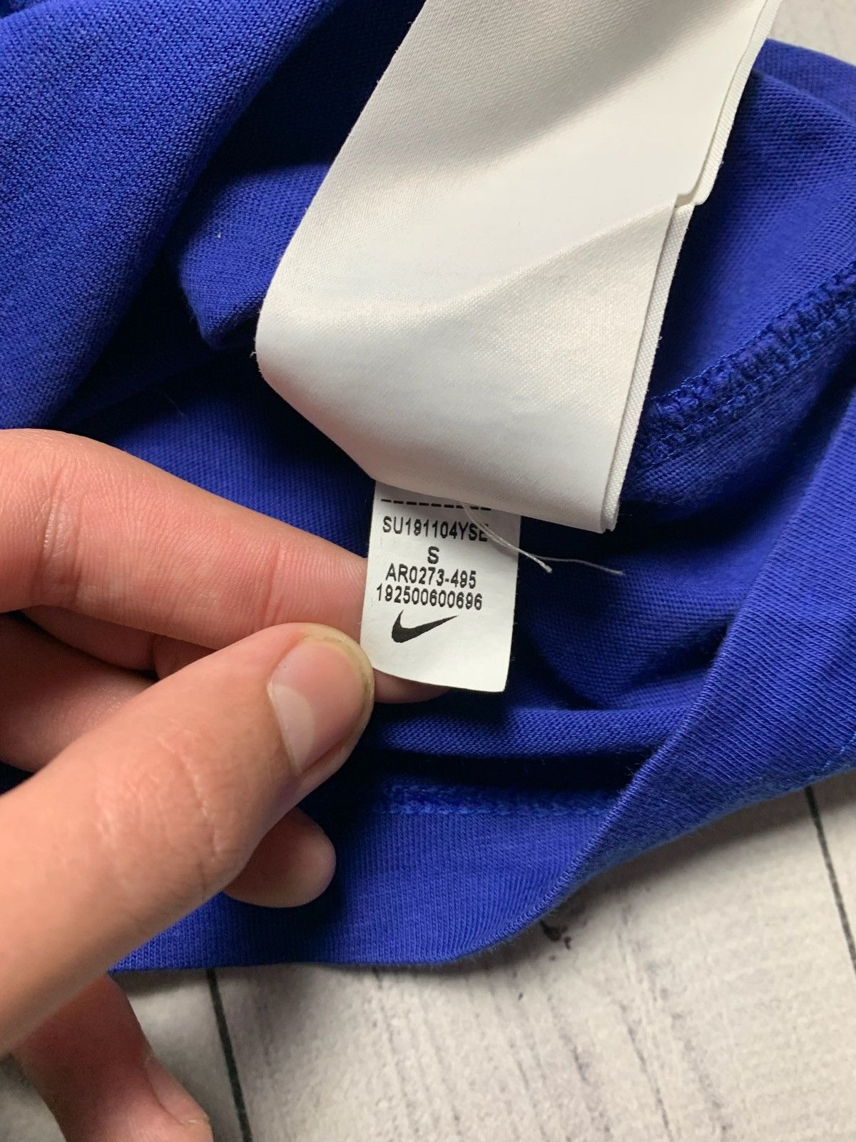 Chelsea Soccer × Nike × Vintage Chelsea Nike size S tee logo blue Size US S / EU 44-46 / 1 - 6 Thumbnail
