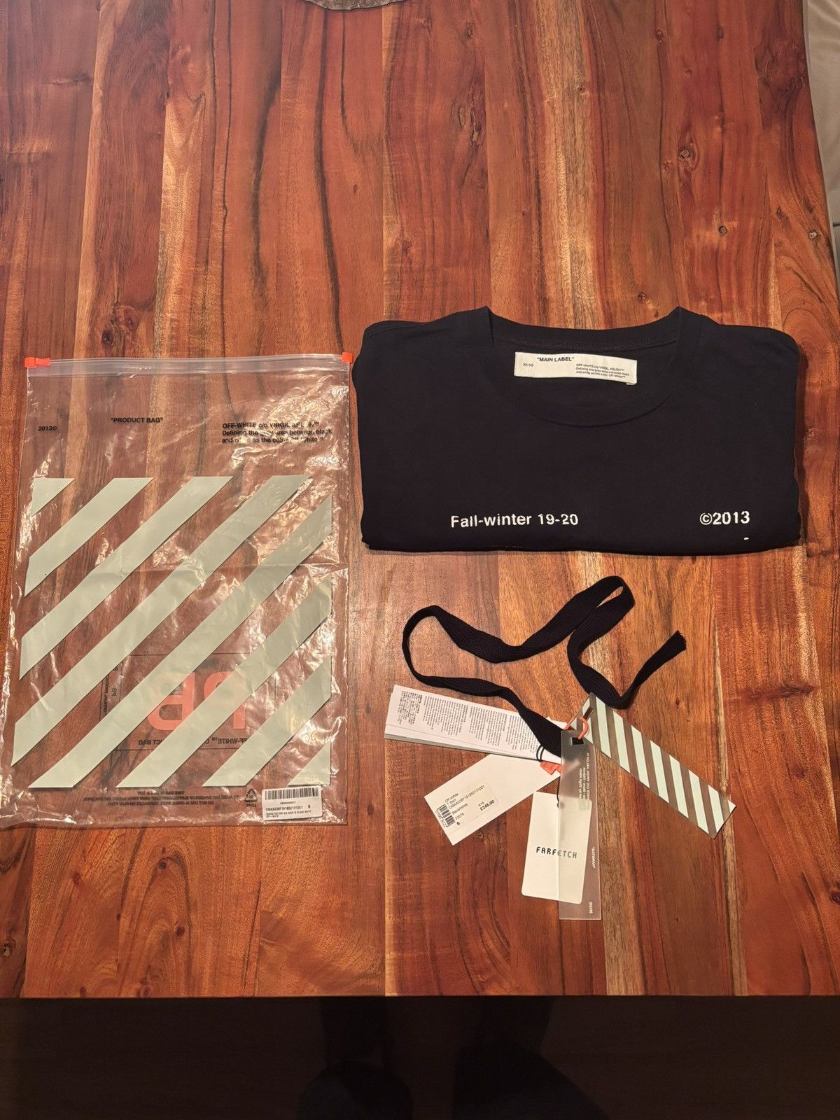 Off-White × Virgil Abloh OFF-White Ruined Factory T-Shirt Size US S / EU 44-46 / 1 - 3 Thumbnail
