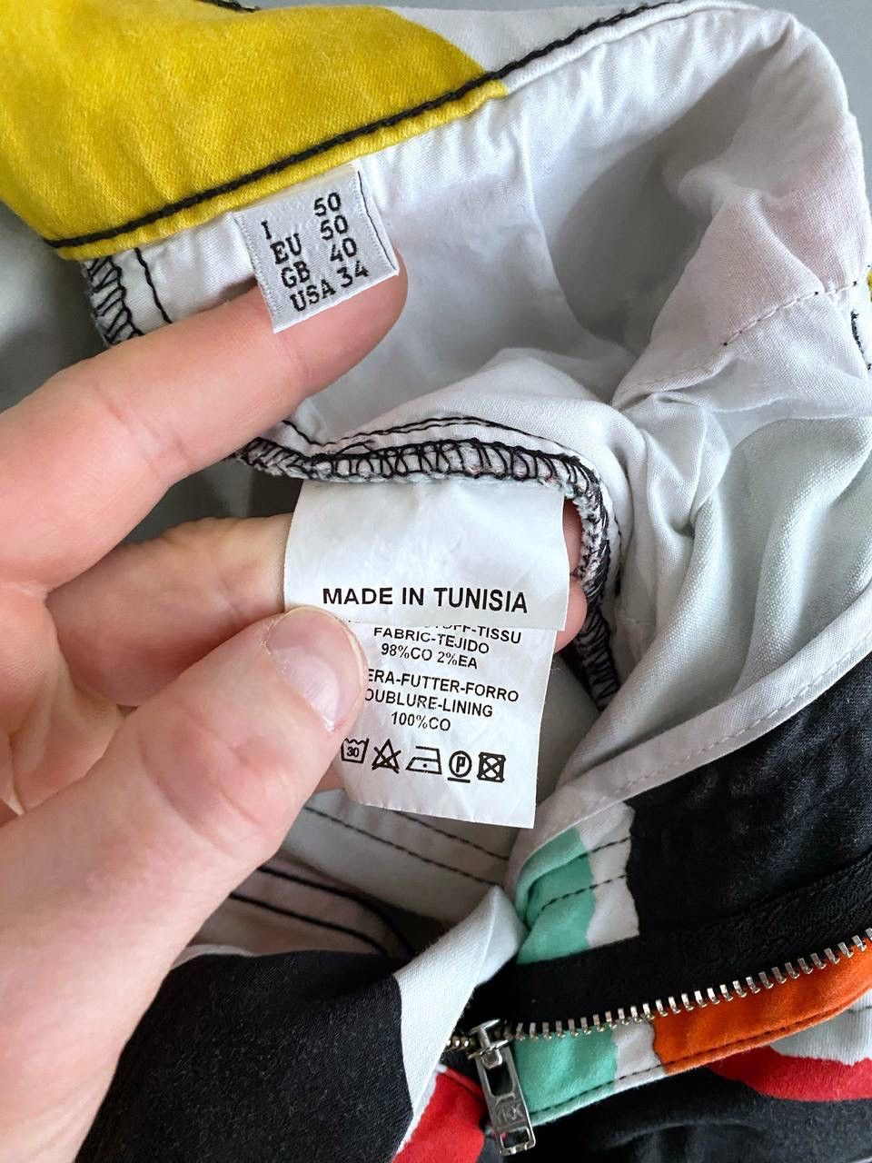 Designer × Moschino RARE MOSCHINO COUTURE Multicolor Print Men's Pant, W34 / L30 Size US 34 / EU 50 - 19 Thumbnail
