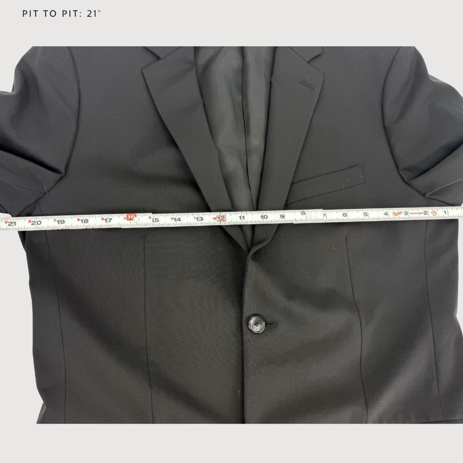 Theory Theory New Tailor Chambers Suit Jacket 40L Size 40L - 6 Thumbnail