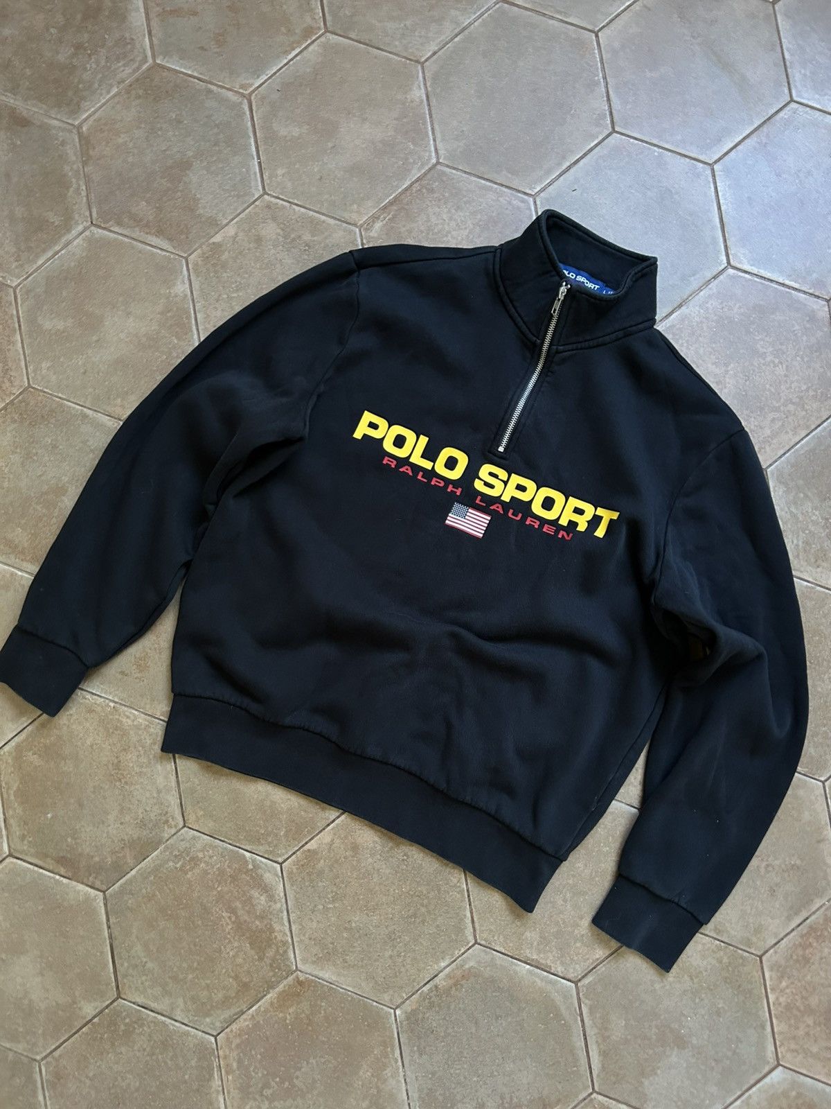 Ralph Lauren Sport Ralph Lauren Polo Sport 1/4 Zip Sweatshirt Size US L / EU 52-54 / 3 - 2 Thumbnail