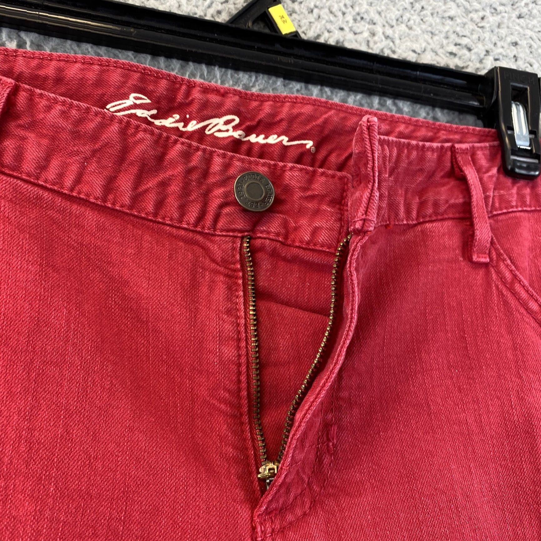 Eddie Bauer Eddie Bauer Women's Jean Shorts Size 12 Casual Denim Boyfriend Fit Medium Wash Cotton Spandex Women's Size 34" / US 12 / IT 48 - 6 Thumbnail