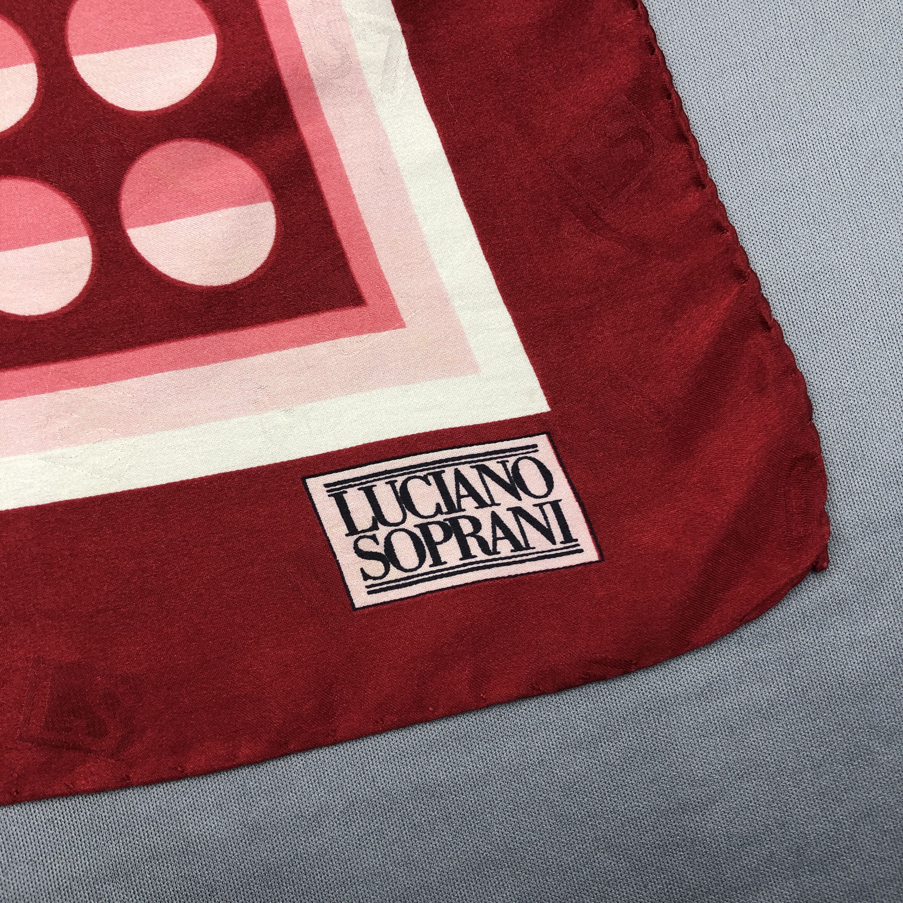 Vintage Vintage Luciano Soprani SILK Scarf Twill Stole Wraps Scarves Size ONE SIZE - 18 Thumbnail