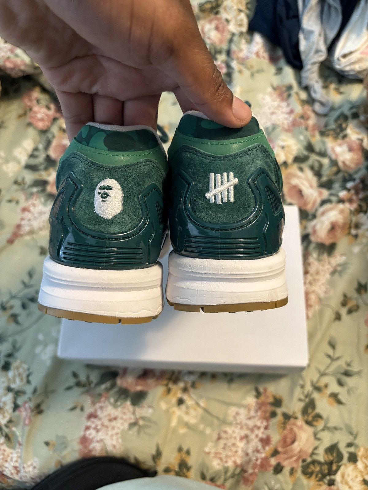 Adidas × Bape BapexUndefeated Adidas Zx8000 “Green” Size US 12 / EU 45 - 3 Thumbnail