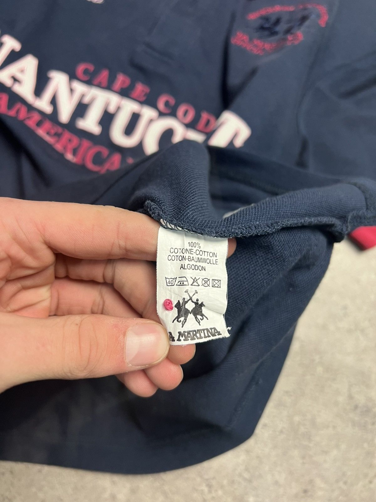La Martina Vintage 90's la martina polo shirt Ralph lauren Thailand Size US S / EU 44-46 / 1 - 7 Thumbnail