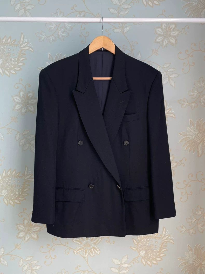 Yohji Yamamoto Yohji Yamamoto size m Black blazer 2504-Nextarrow Size 38S - 1 Thumbnail