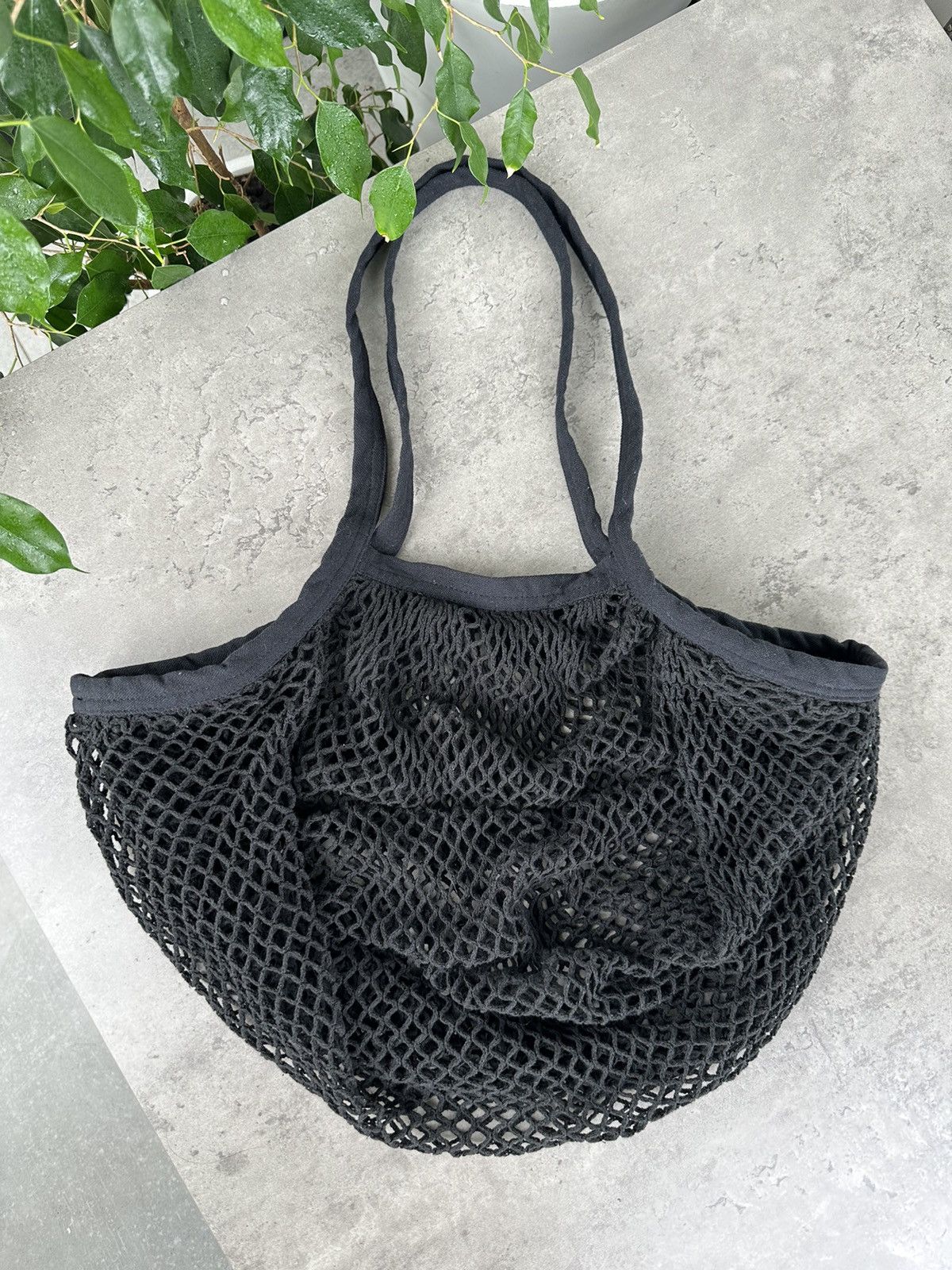 Japanese Brand Vintage Mesh Knit Handle Bag Size ONE SIZE - 1 Thumbnail