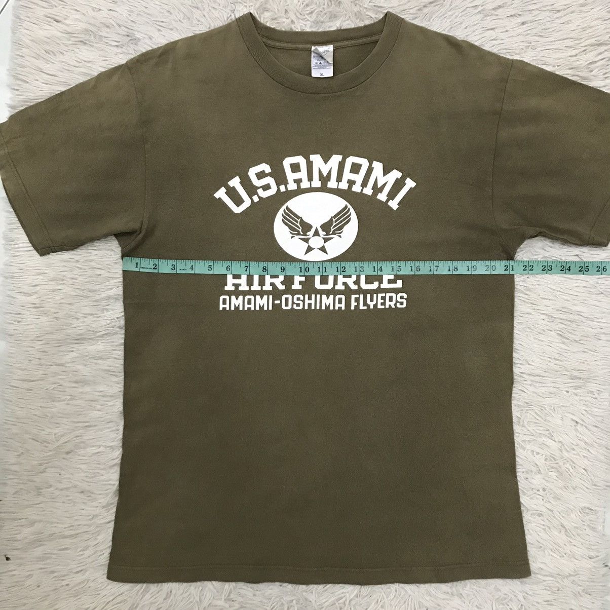 Vintage VINTAGE U.S. AMAMI AIRFORCE MILITARY TSHIRT Size US L / EU 52-54 / 3 - 13 Thumbnail