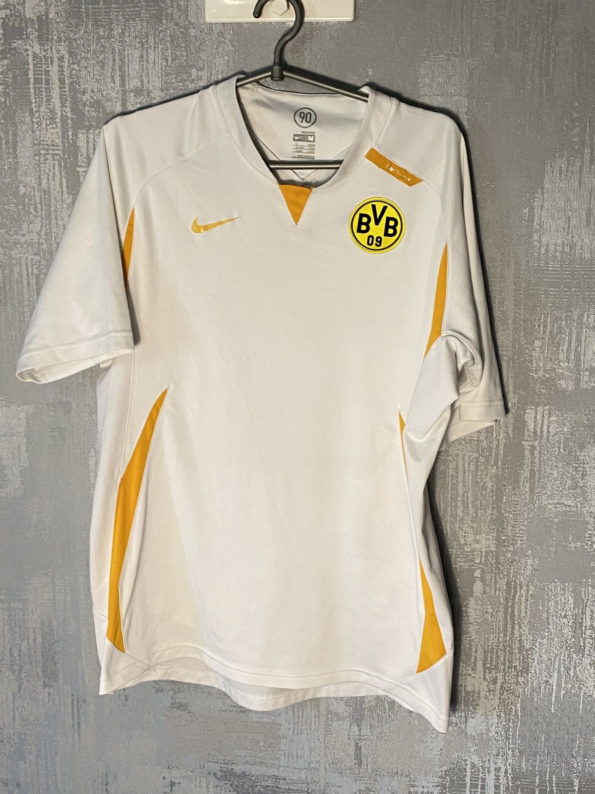 Nike Borussia Dortmund BVB Nike Match Worn Soccer Jersey Football Size US M / EU 48-50 / 2 - 1 Thumbnail